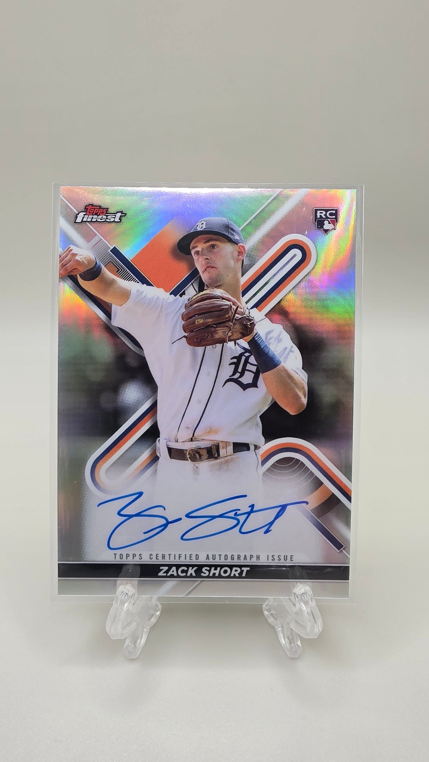 2022 Topps Finest Zack Short Rookie Base Auto #FA-ZS