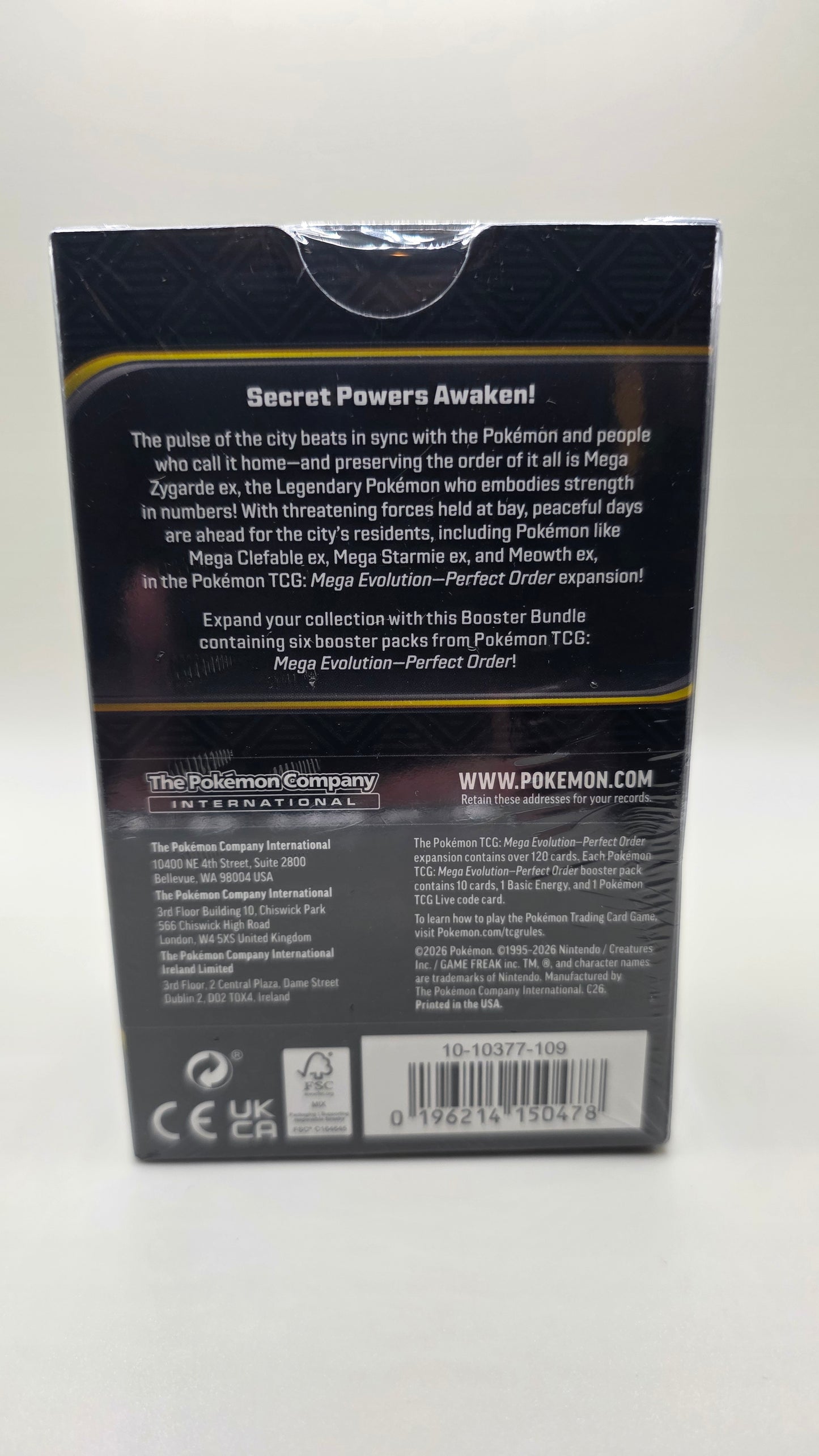 Pokemon TCG Perfect Order (M.E) Booster Bundle