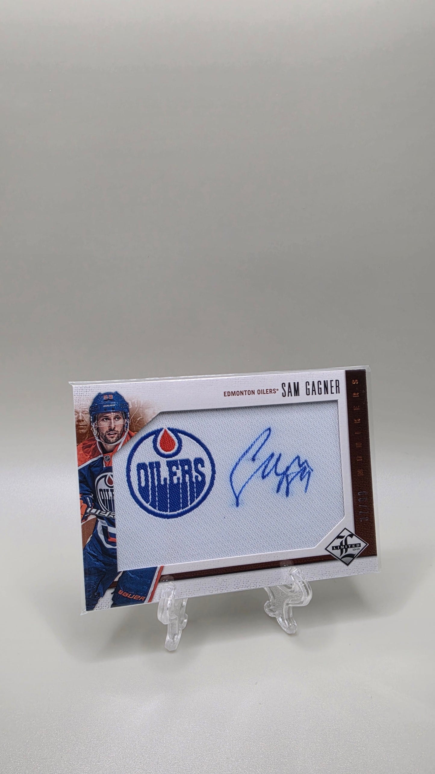 2012-13 Limited Hockey Sam Gagner Patch Auto #/99 Card #M-SG