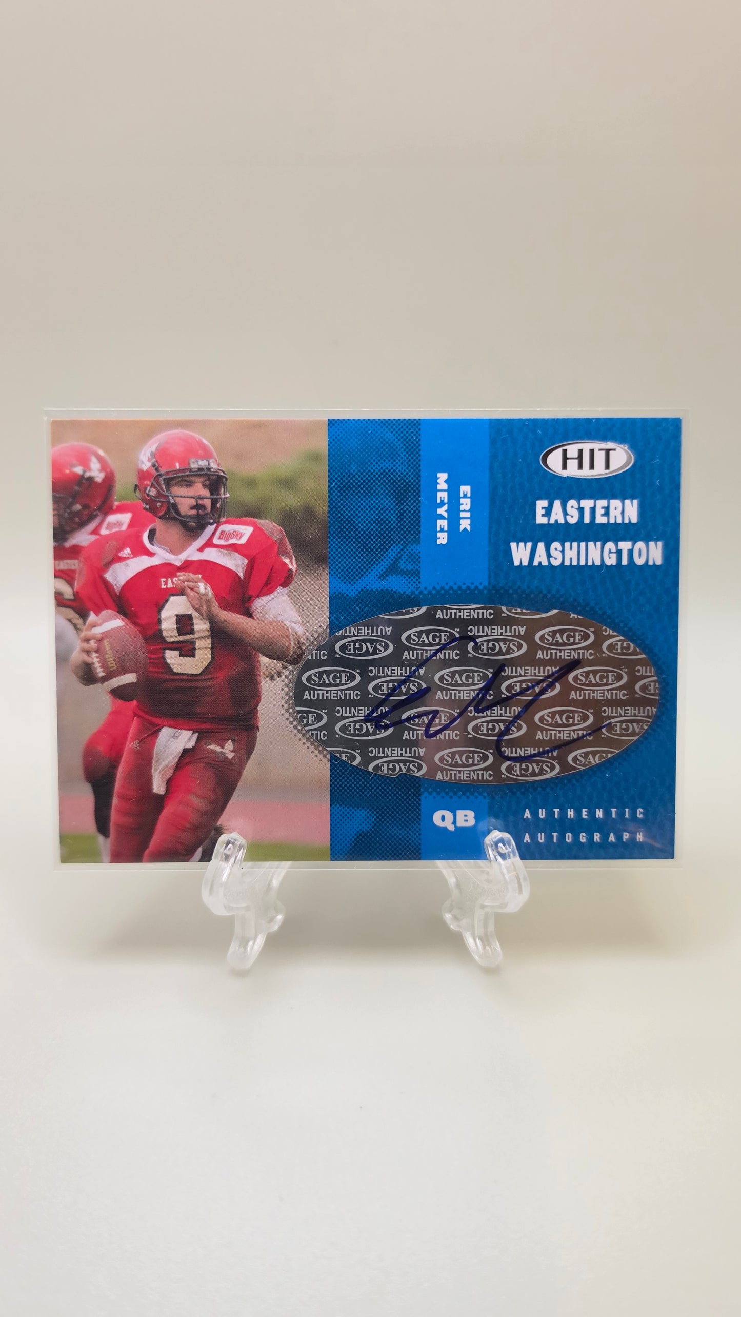 2006 Sage HIT Erik Meyer Blue Auto #A24