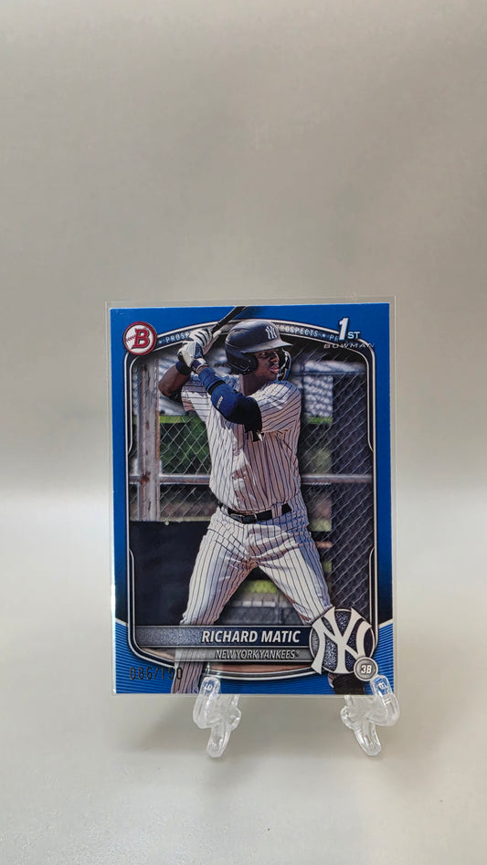 2025 Bowman 1st Richard Matic Blue /150 #BP-71