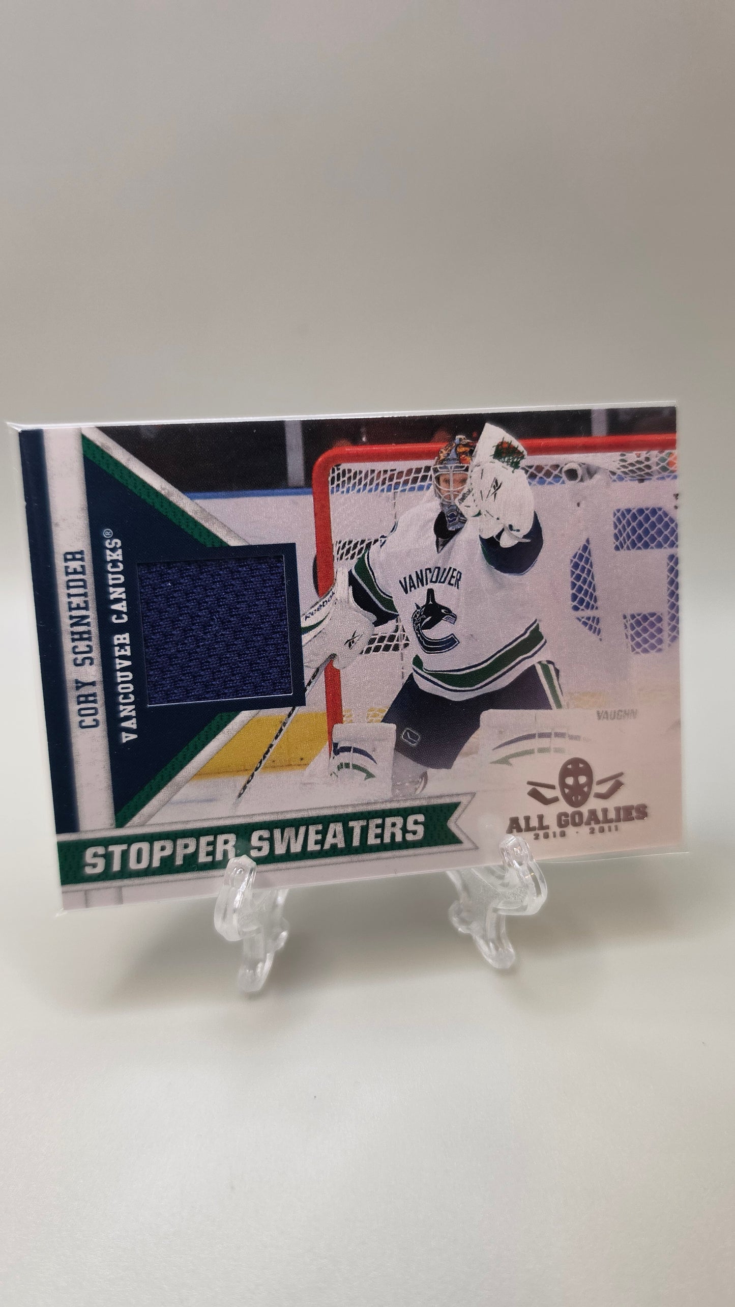 2011 All Goalies Cory Schneider Stopper Sweaters #14