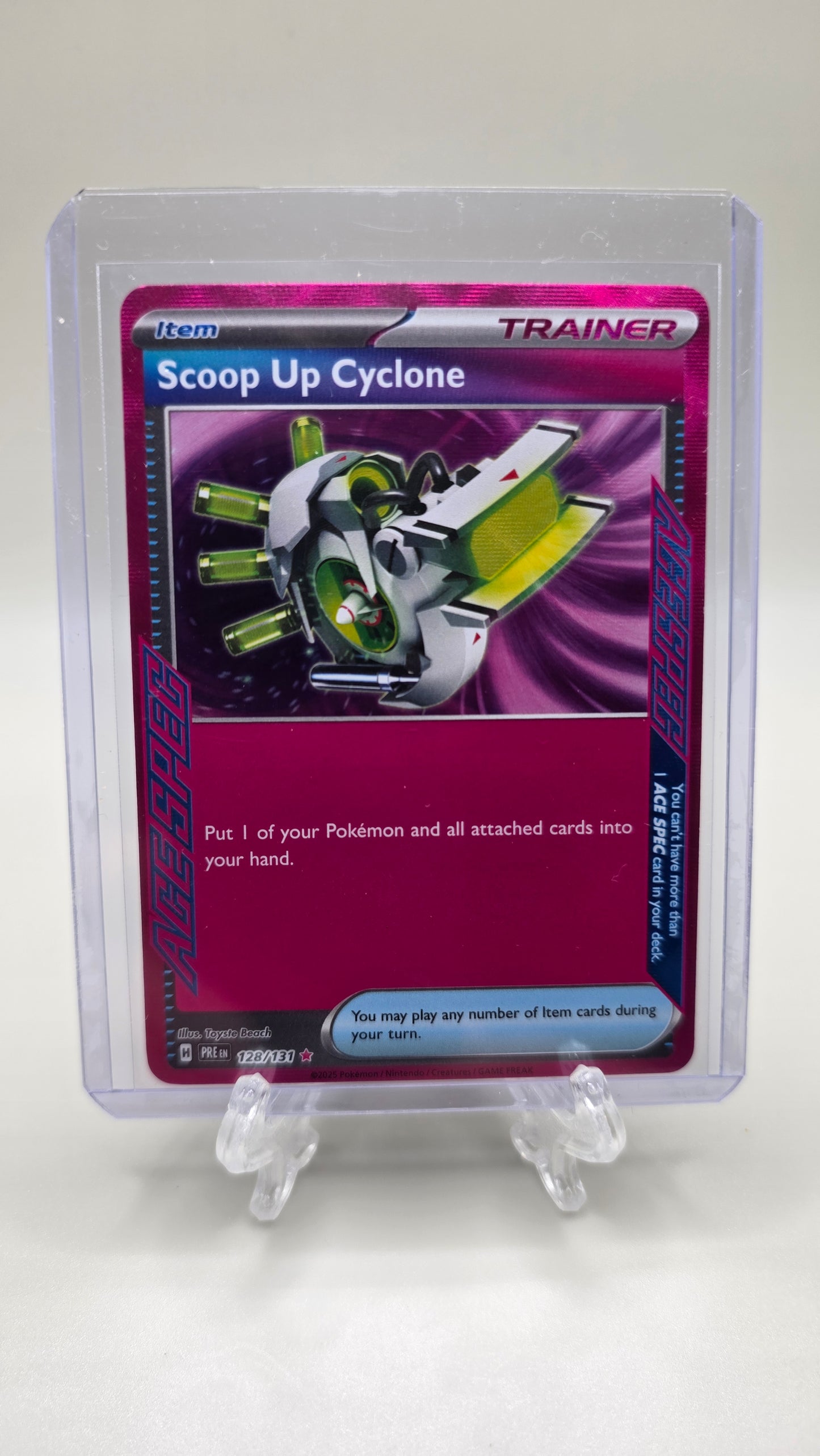 Scoop Up Cyclone 128/131 (Prismatic Evolutions Set) English
