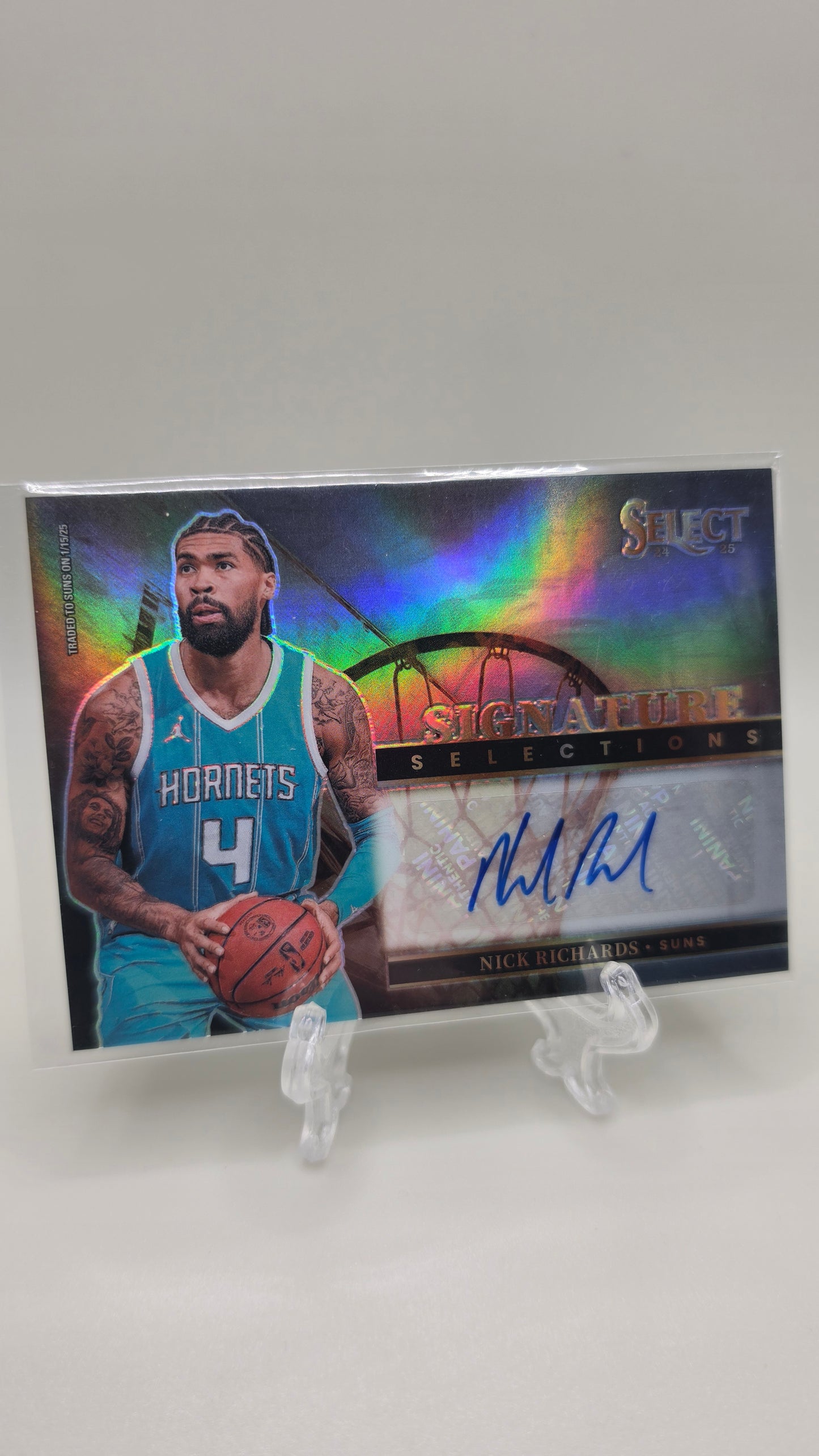 2024-25 Select Signature Selections Nick Richards Auto Card # SS-NRH