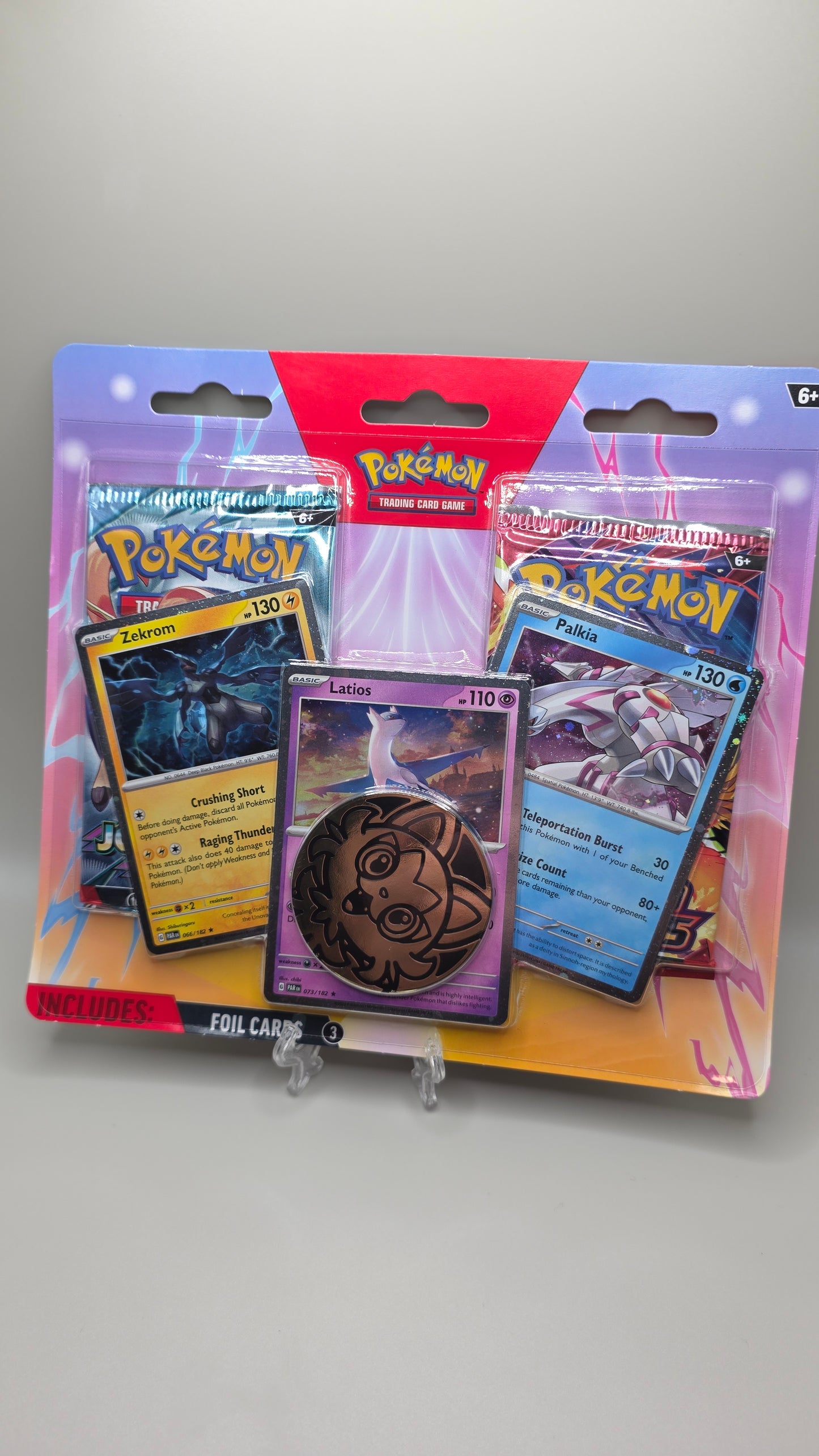Pokémon TCG Zekrom Latios & Palkia Blister Promo Pack