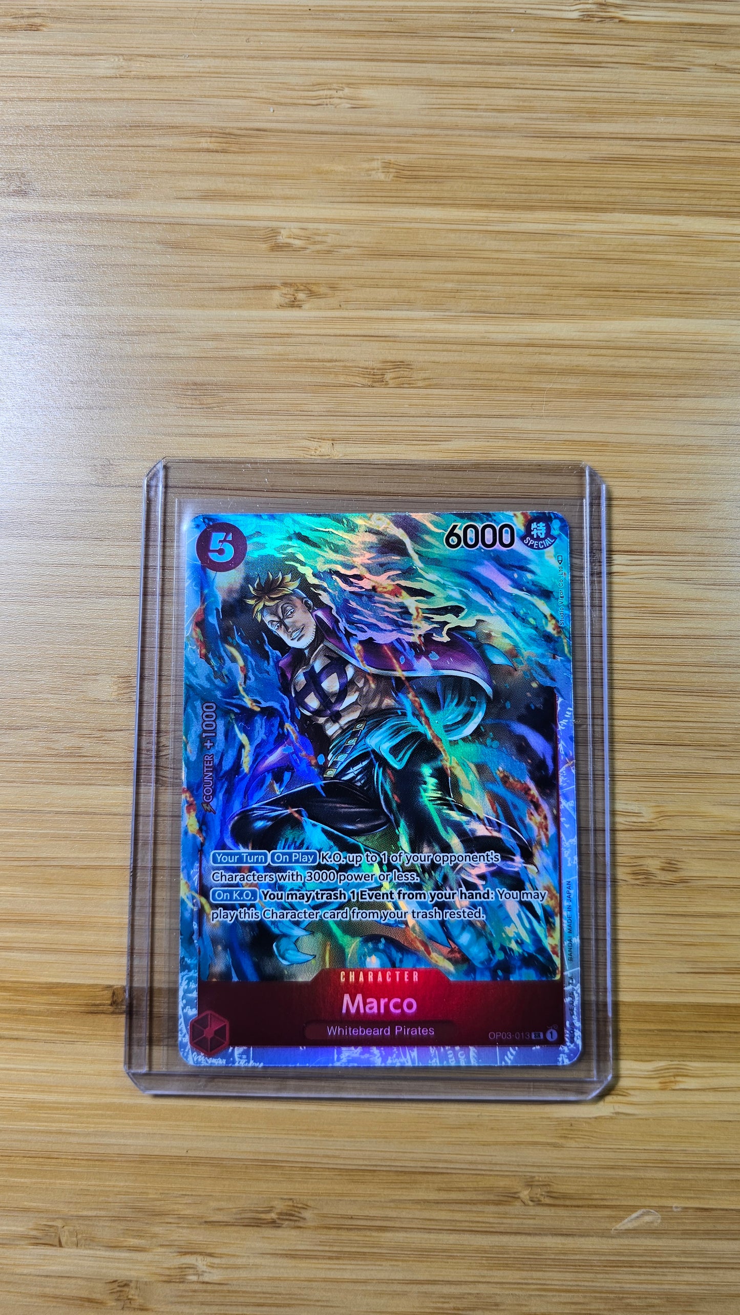 Marco OP03-013 SR One Piece TCG (Pillars of Strength set) English