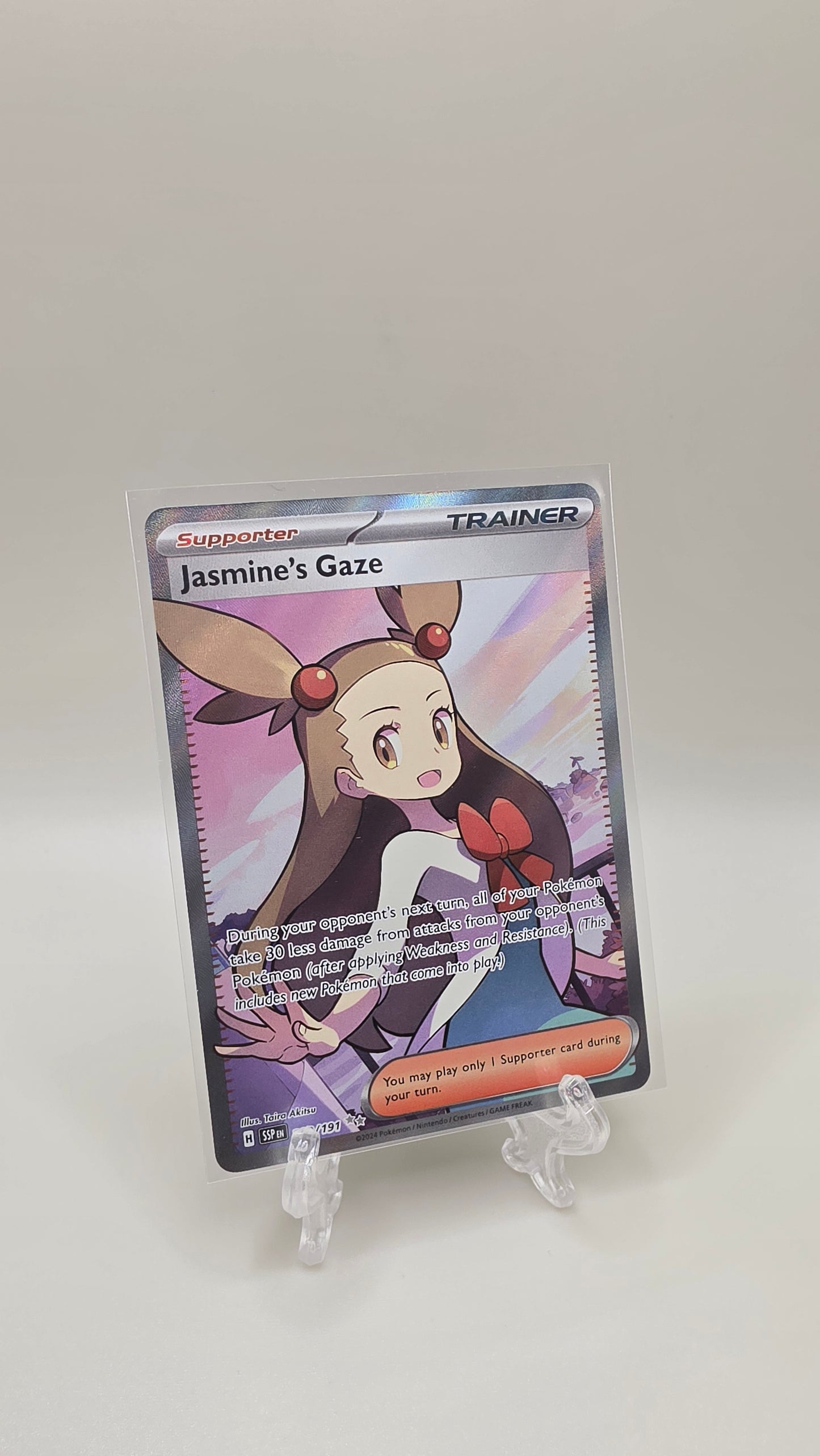 Pokémon TCG Jasmine's Gaze 233/191 Surging Sparks English