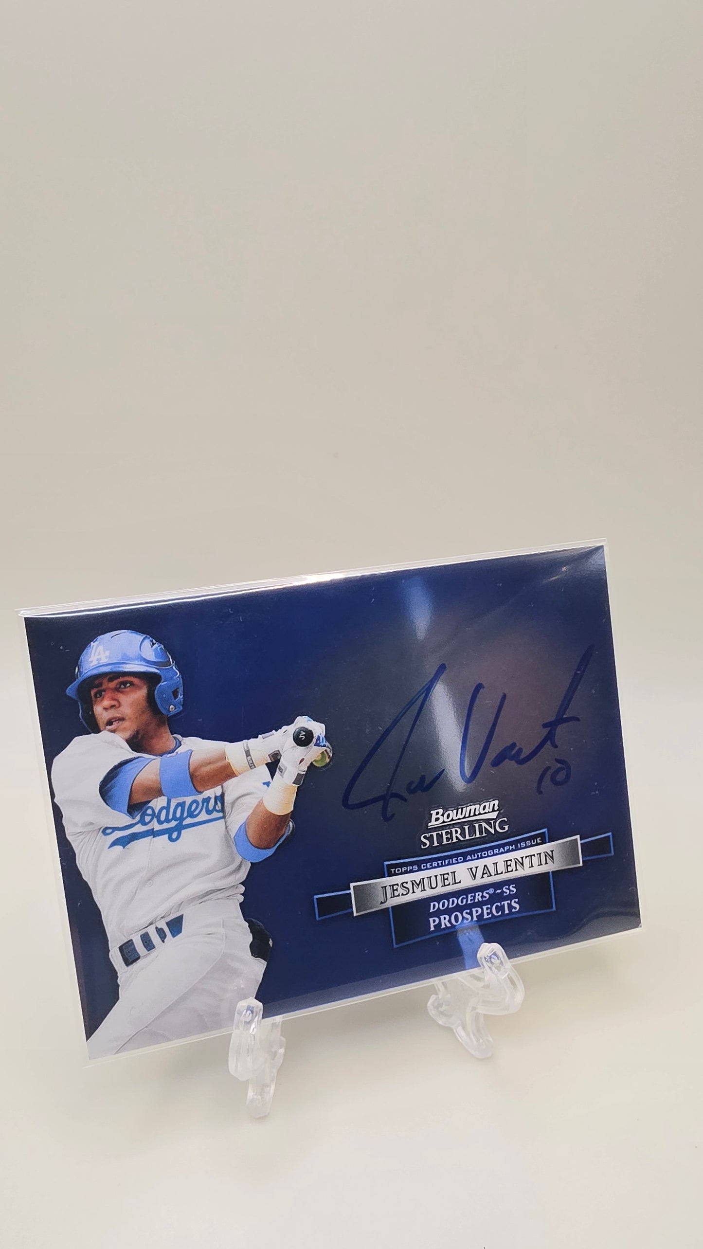 2012 Bowman Sterling Jesmuel Valentin Auto #BSAP-JV