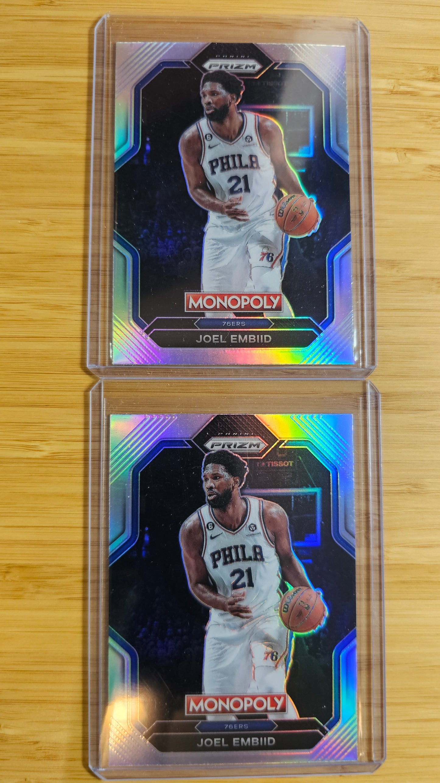 22-23 Monopoly Prizm Silver Cards Bulk x16 (Harden,Ball&Embid)