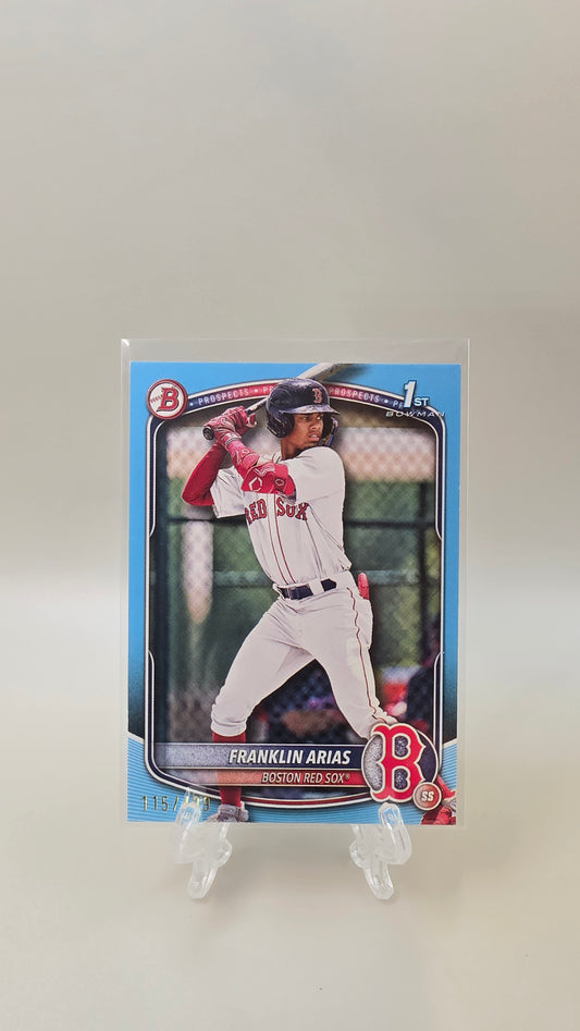 2025 Bowman 1st Franklin Arias Blue /499 #BP-67