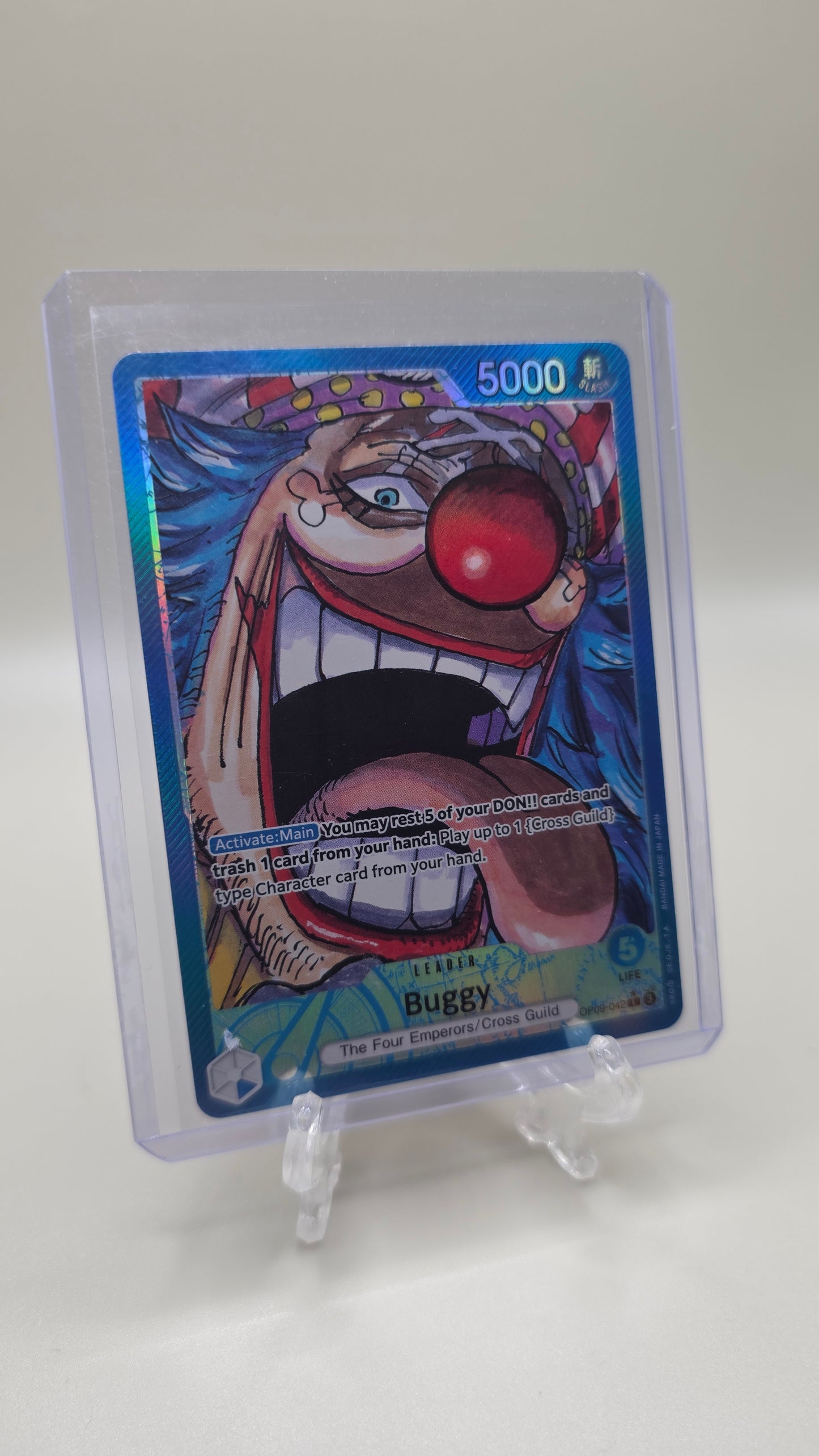 Buggy OP09-042 L⭐ Alt Art One Piece TCG (Emperors in the New World Set) English