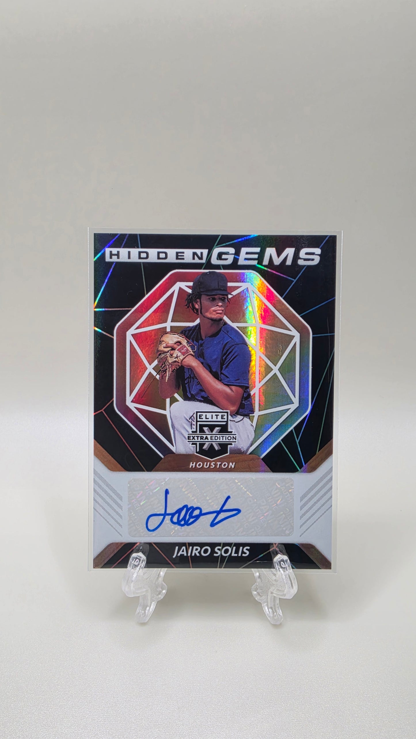 2021 Panini Elite Extra Edition Jairo Solis Hidden Gems Auto Card # HG-JS