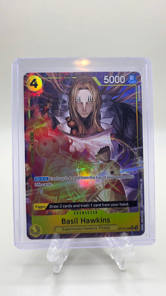 Basil Hawkins OP10-109 R⭐ Alt Art One Piece TCG (The Best of Vol.2 set) English