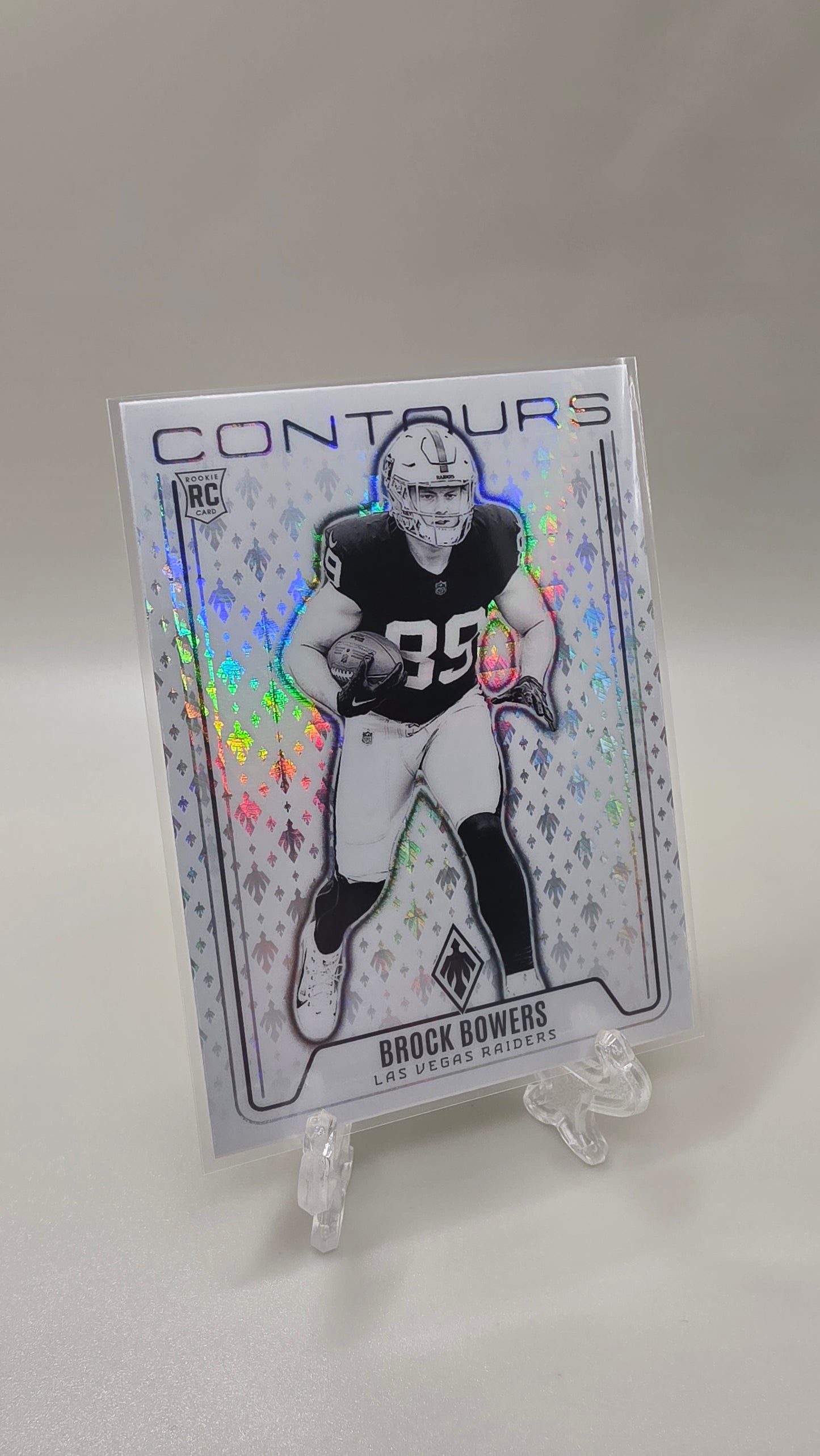 2024 Panini Phoenix Contours Brock Bowers Rookie Card # CON-BBS