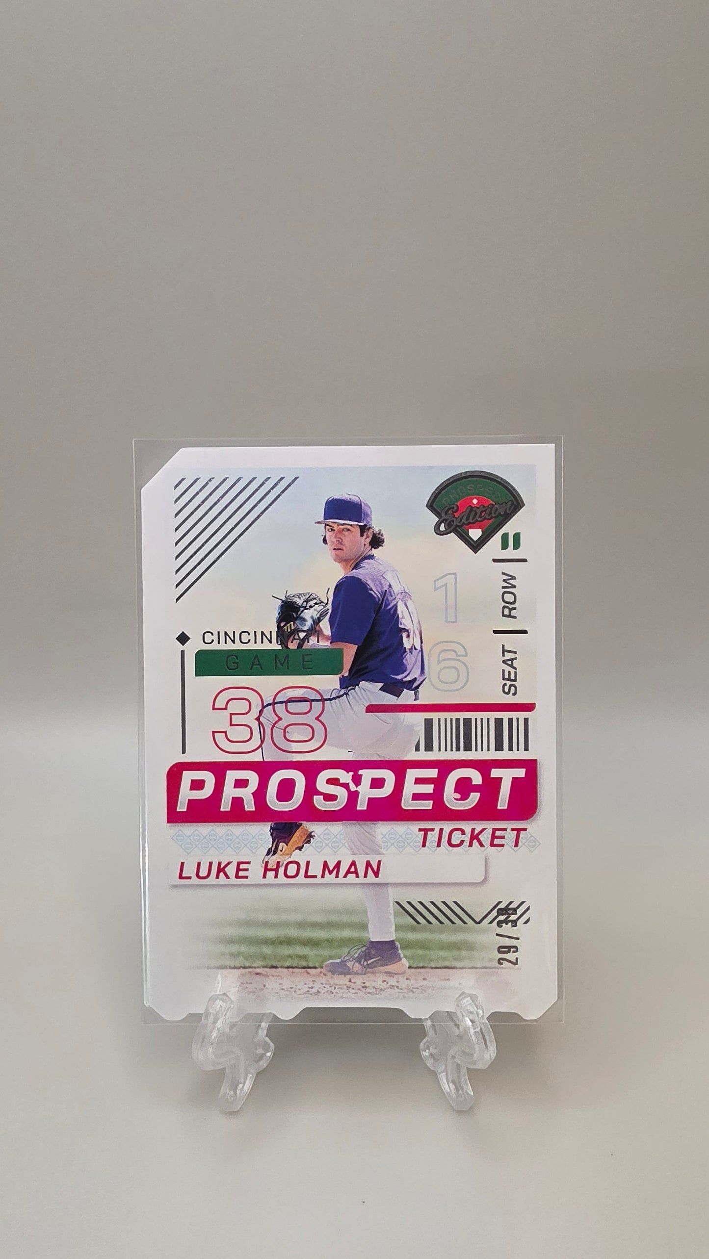 2024 Prospect Edition Luke Holman Prospect Ticket Stub /38 #30