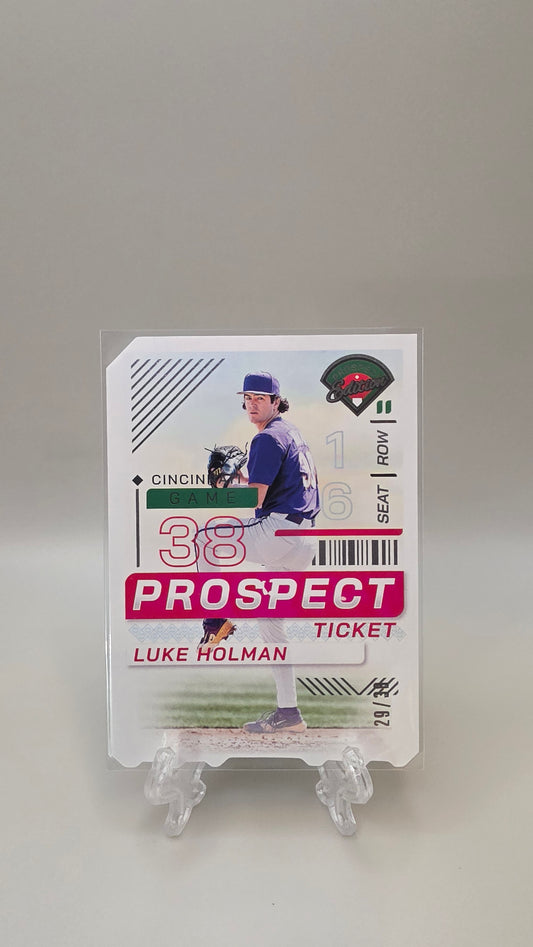 2024 Prospect Edition Luke Holman Prospect Ticket Stub /38 #30