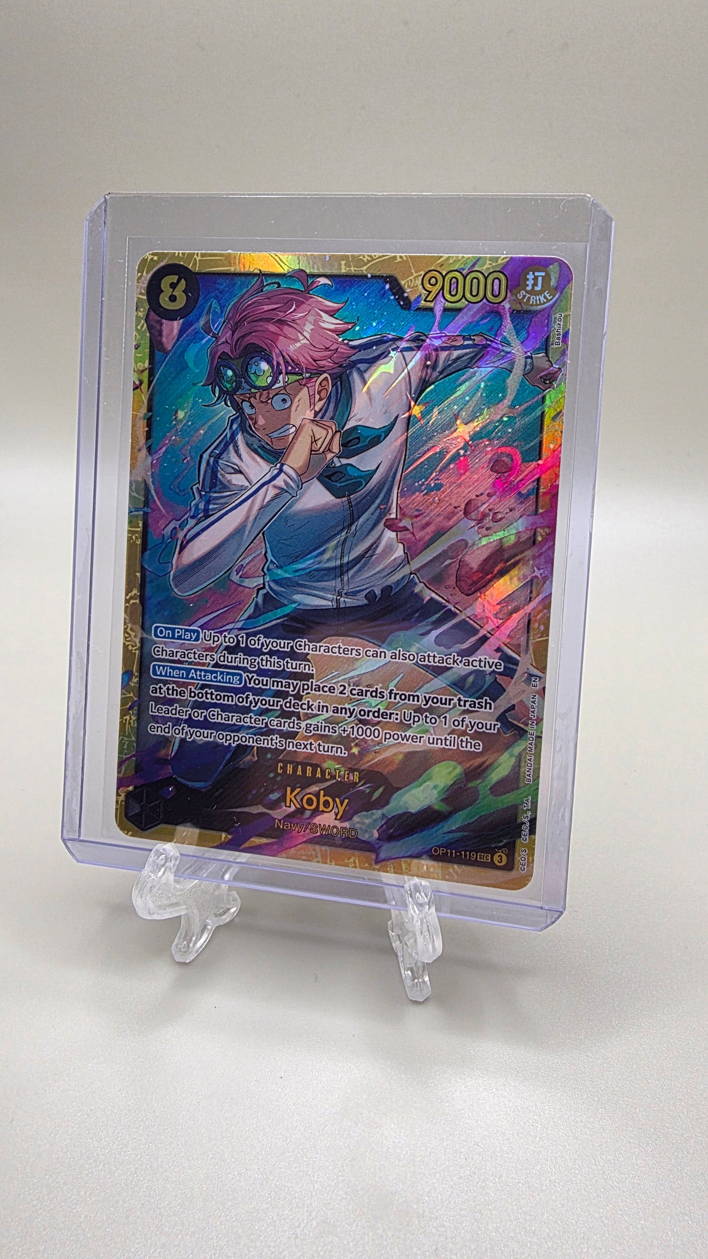 Koby OP11-119 SEC One Piece TCG (A Fist of Divine Speed Set) English