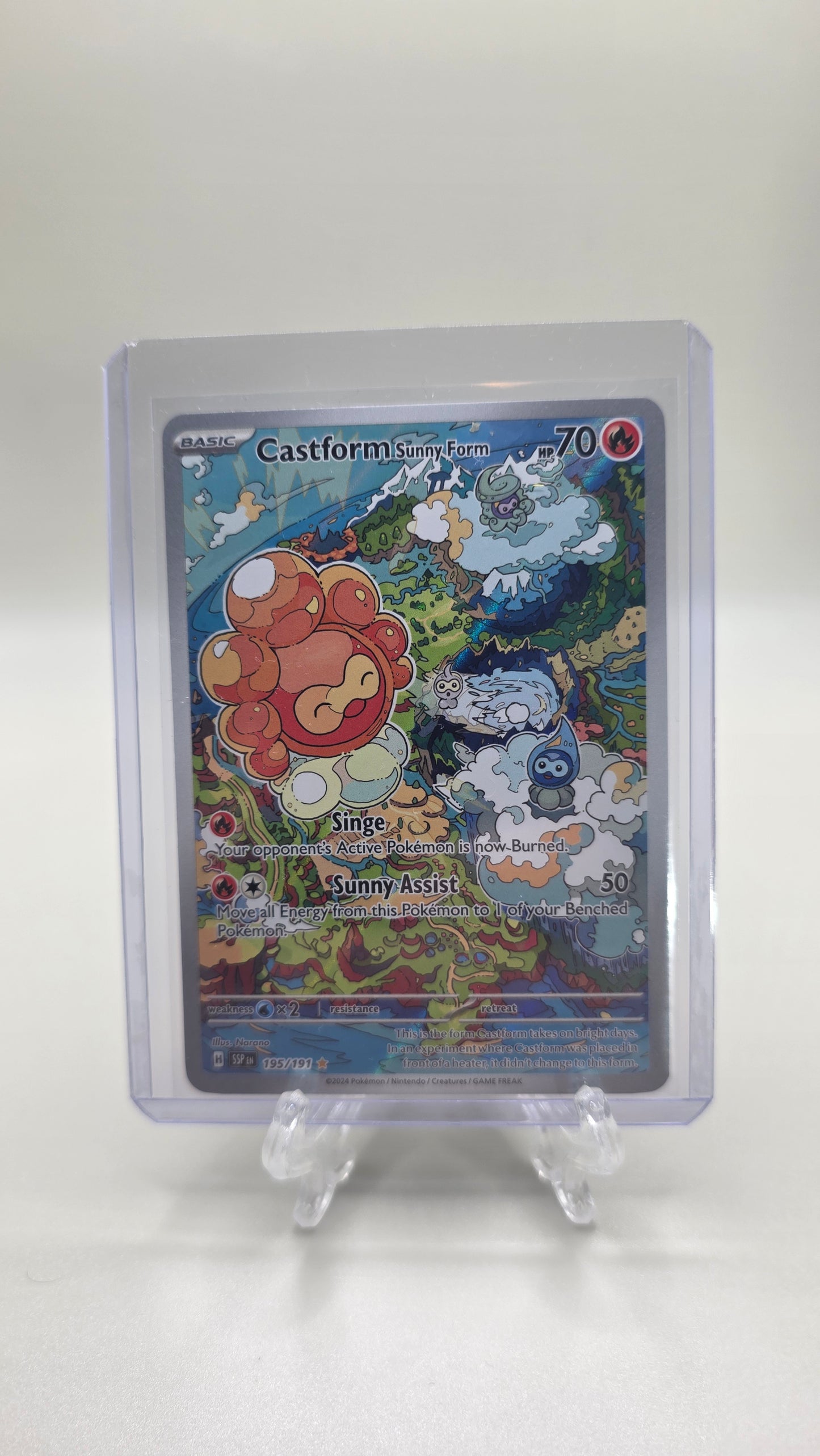 Castform Sunny Form 195/191 (Surging Sparks Set) English