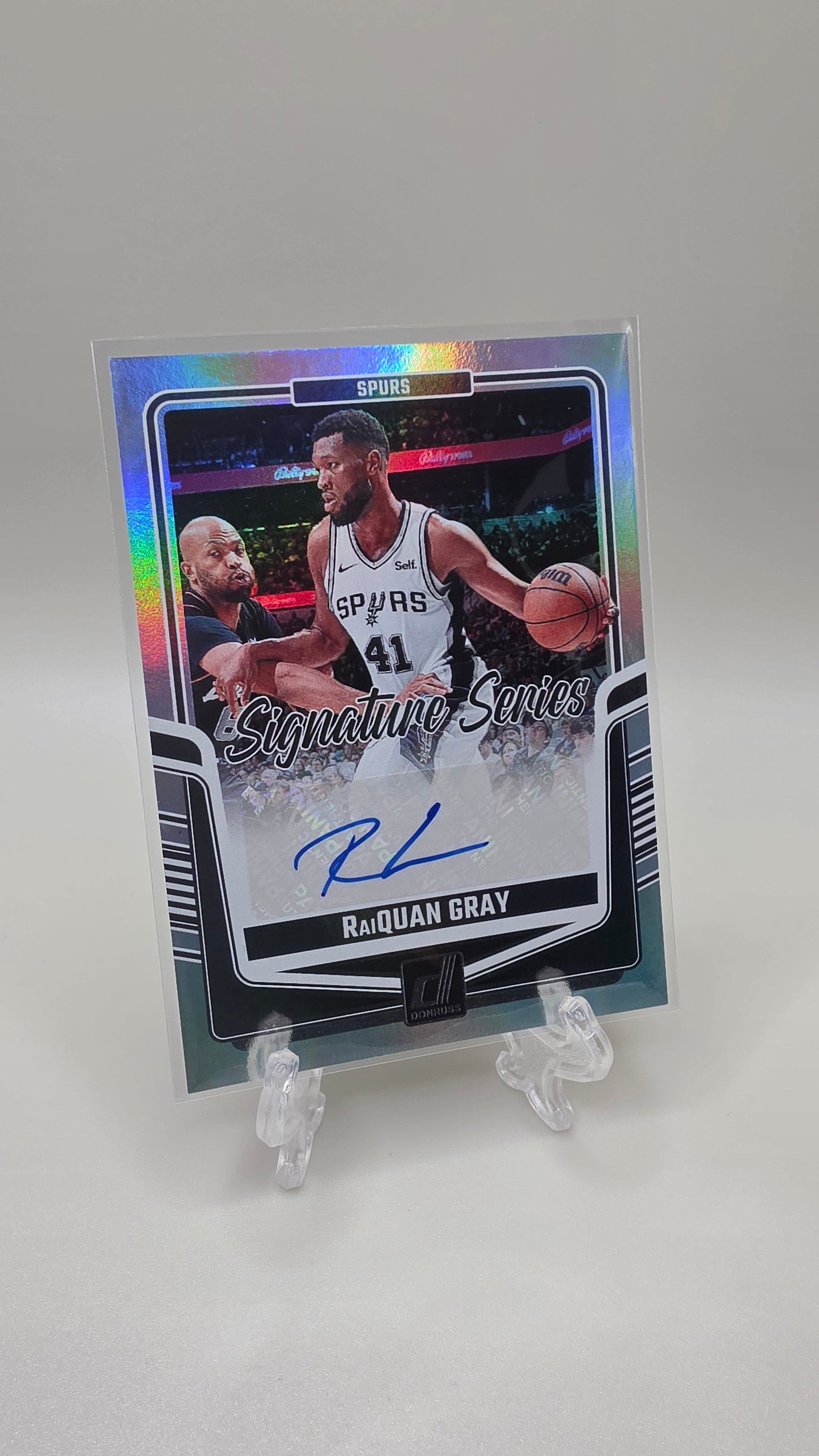 2024-25 Panini Donruss Signature Series Raiquan Gray Auto Card # SS-RQG