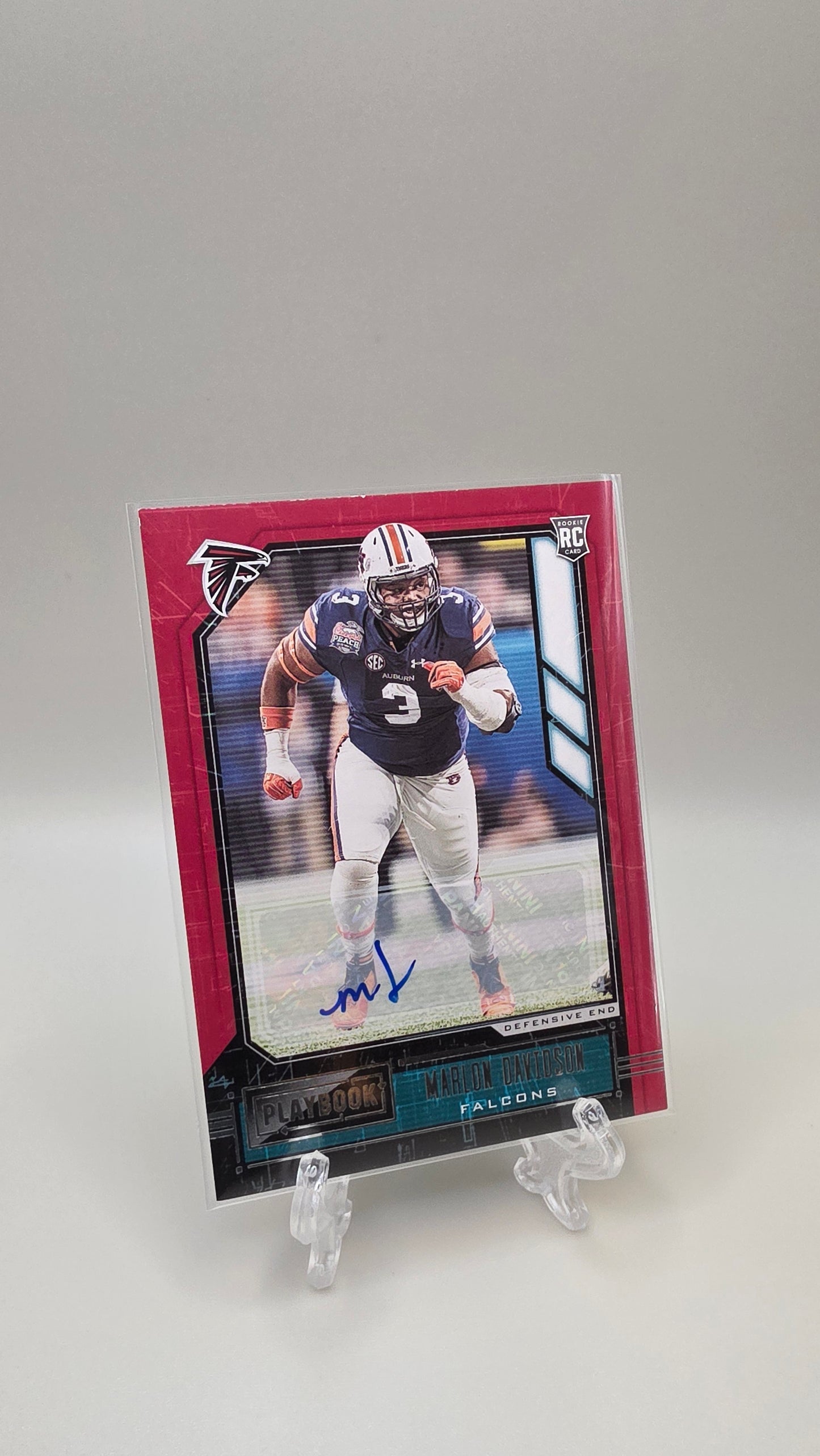 2020 Playbook Marlon Davidson RC Auto #185