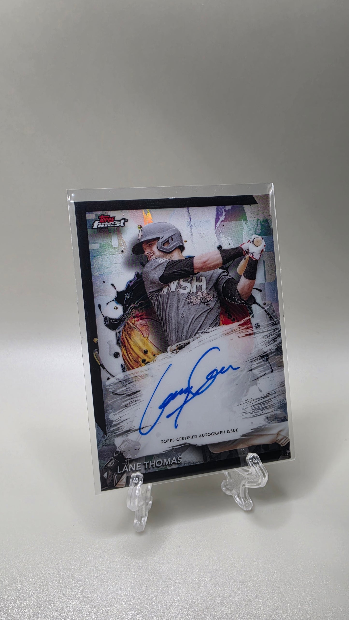 2024 Topps Finest Lane Thomas Autograph Card # FA-LT