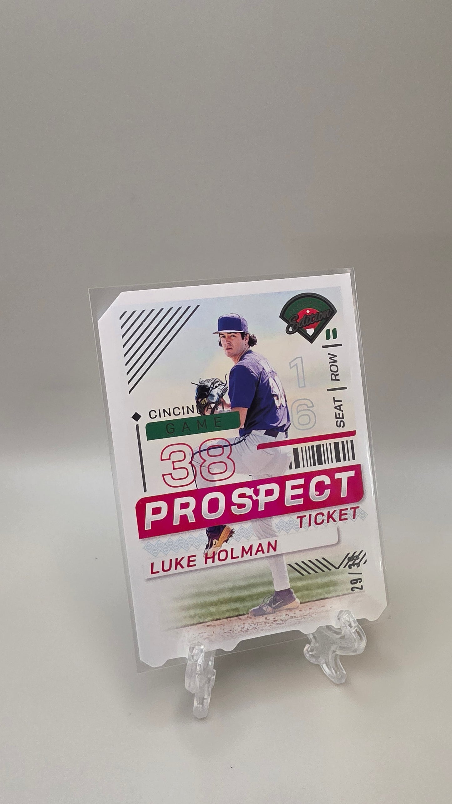 2024 Prospect Edition Luke Holman Prospect Ticket Stub /38 #30