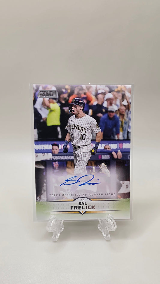2025 Topps Stadium Club Sal Frelick Base Autograph Card # SCBA-SF