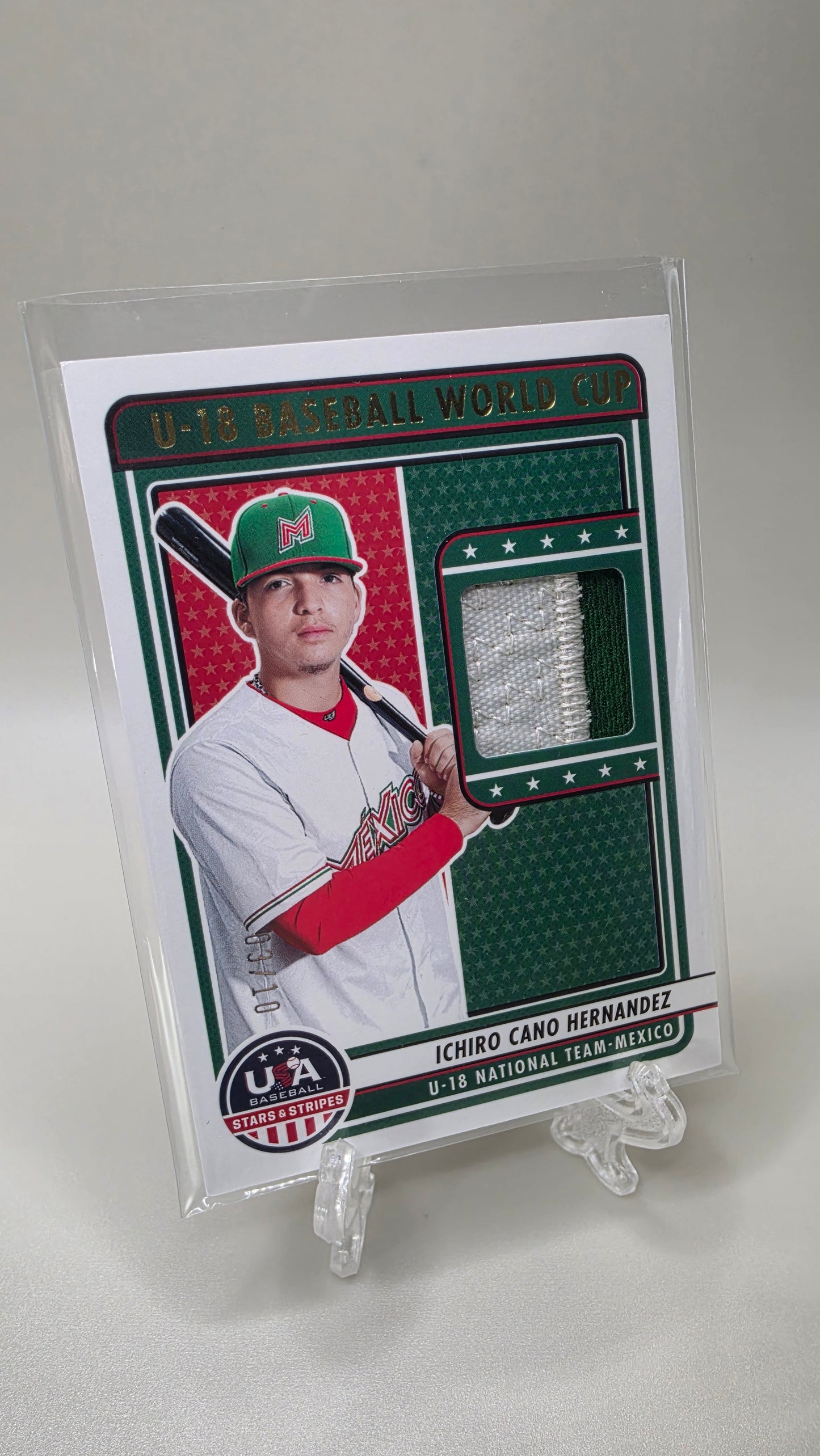 2023 Stars & Stripes Ichiro Cano Hernandez Relic Card /10 #U18-ICH