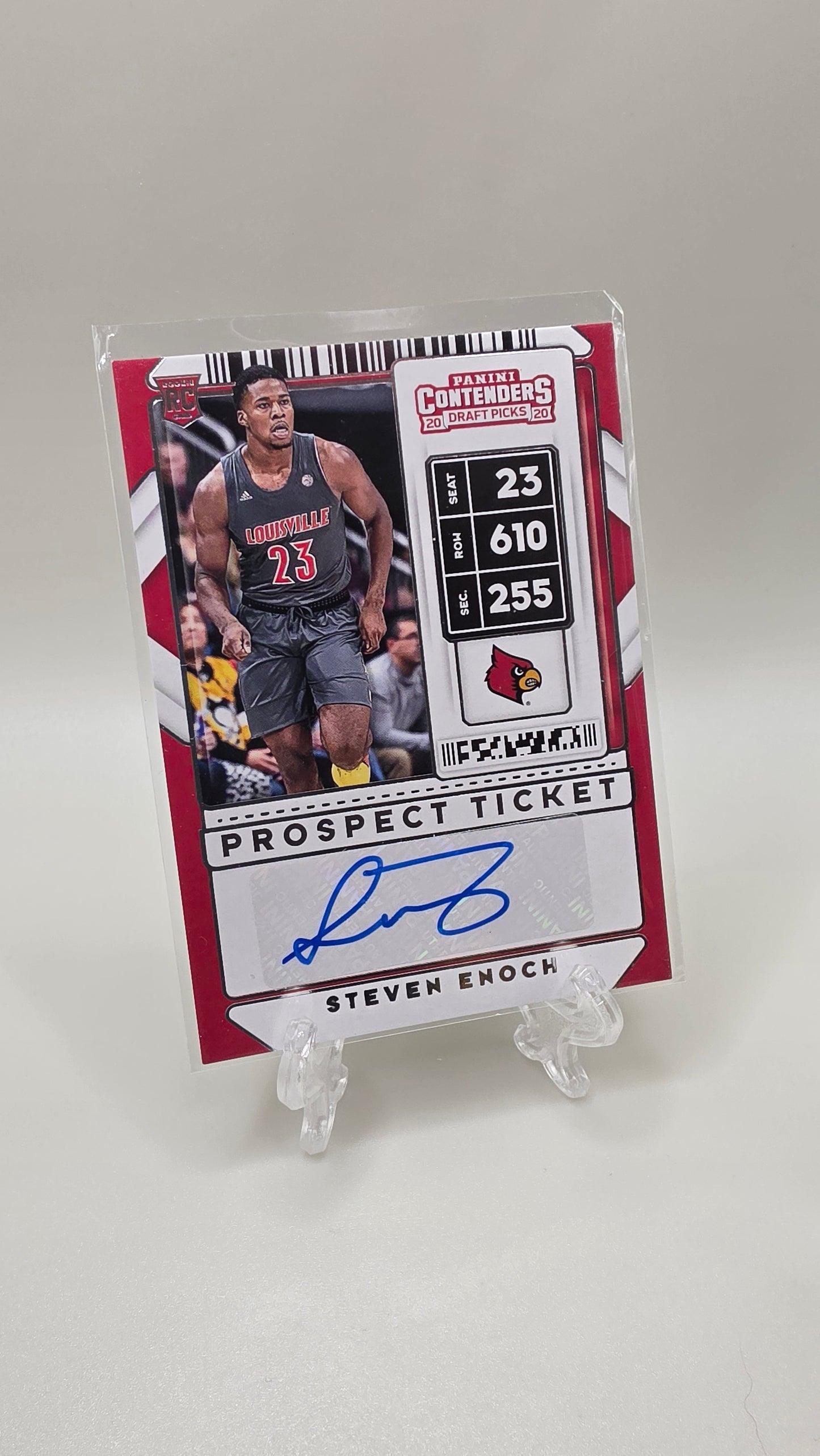 2020 Contenders Draft Picks Prospect Ticket Steven Enoch Auto Card #23