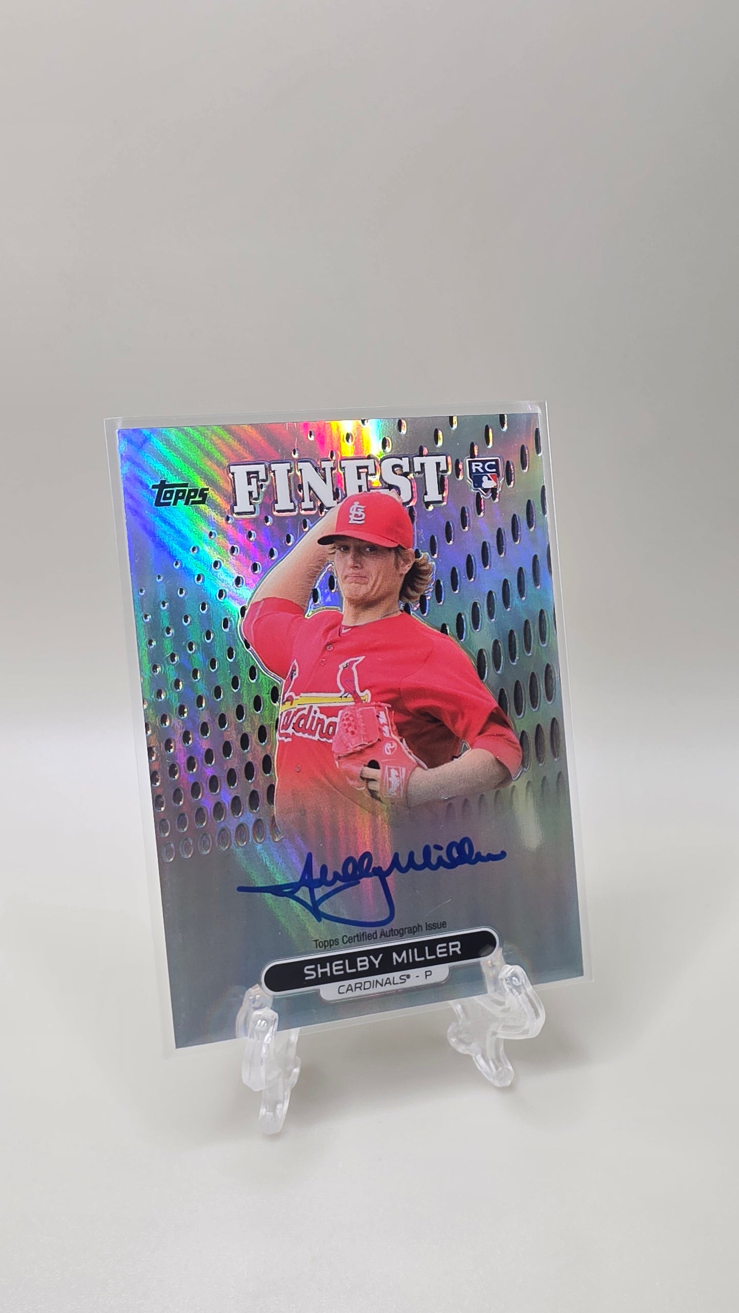 2013 Topps FInest Shelby Miller Rookie Auto Card # RA-SM