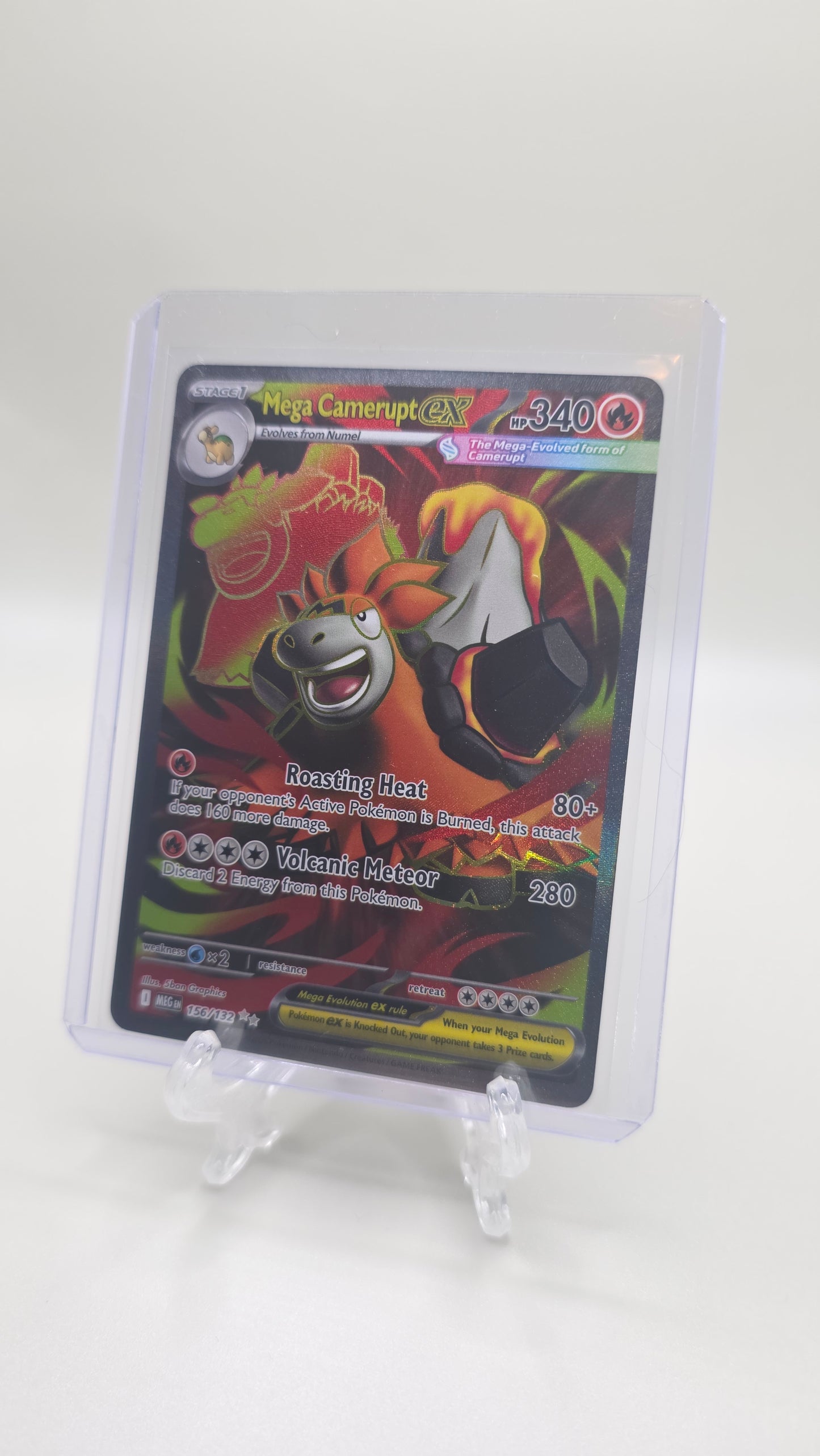 Mega Camerupt EX 156/132 (Mega Evolution Set) English