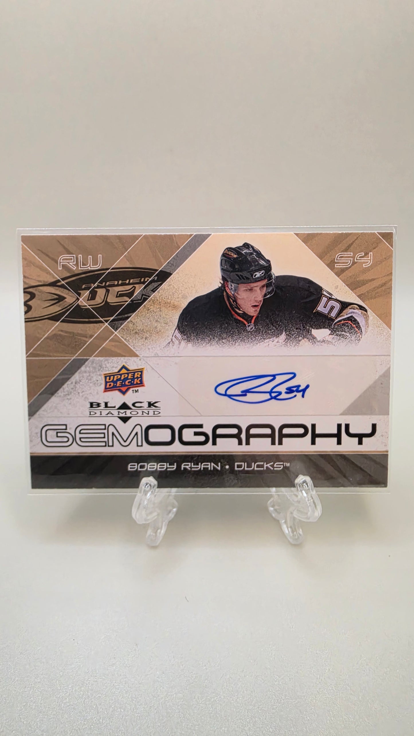 2008 Upper Deck Black Diamond Bobby Ryan Gemography #G-BR
