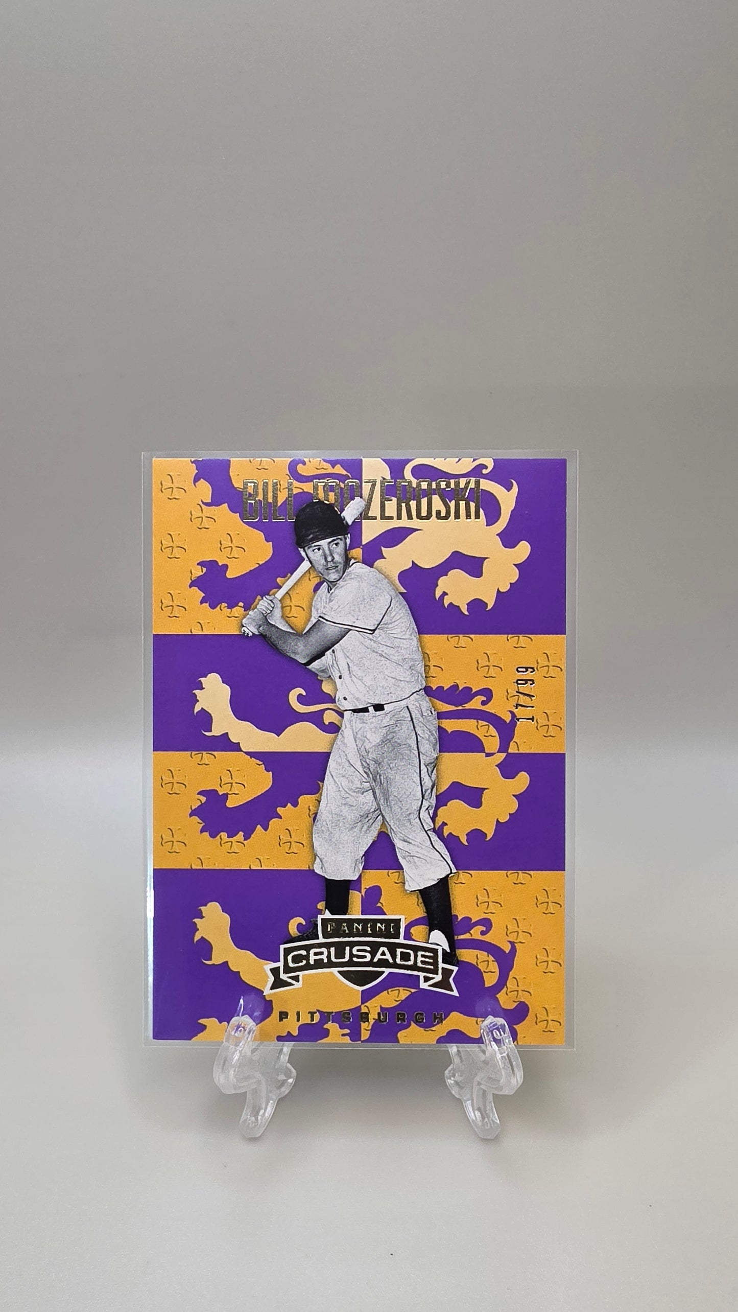 2025 Panini Crusade Bill Mazeroski Purple /99 #75