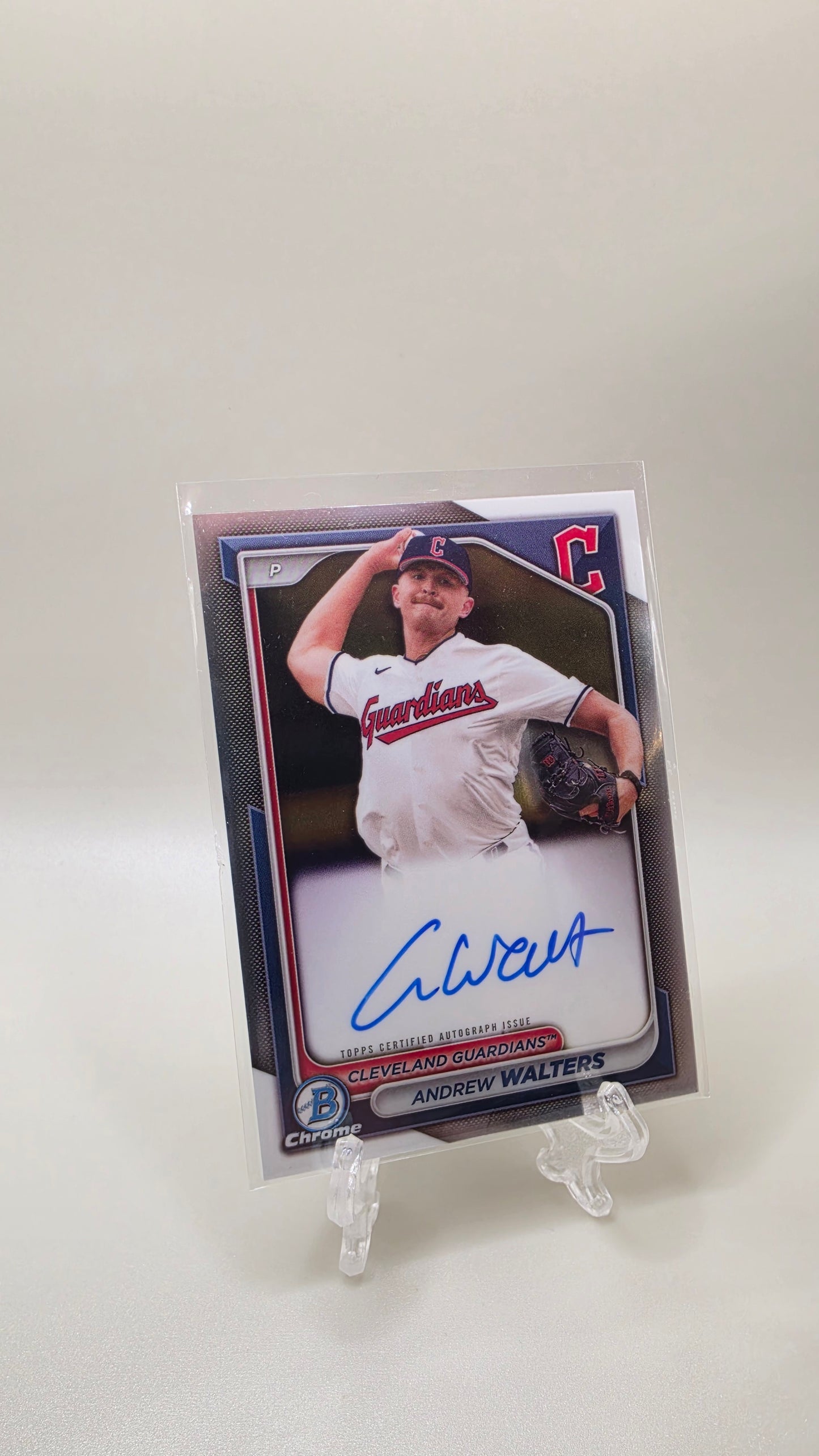 2024 Topps Bowman Chrome Andrew Walters Autograph Card # CPA-AW