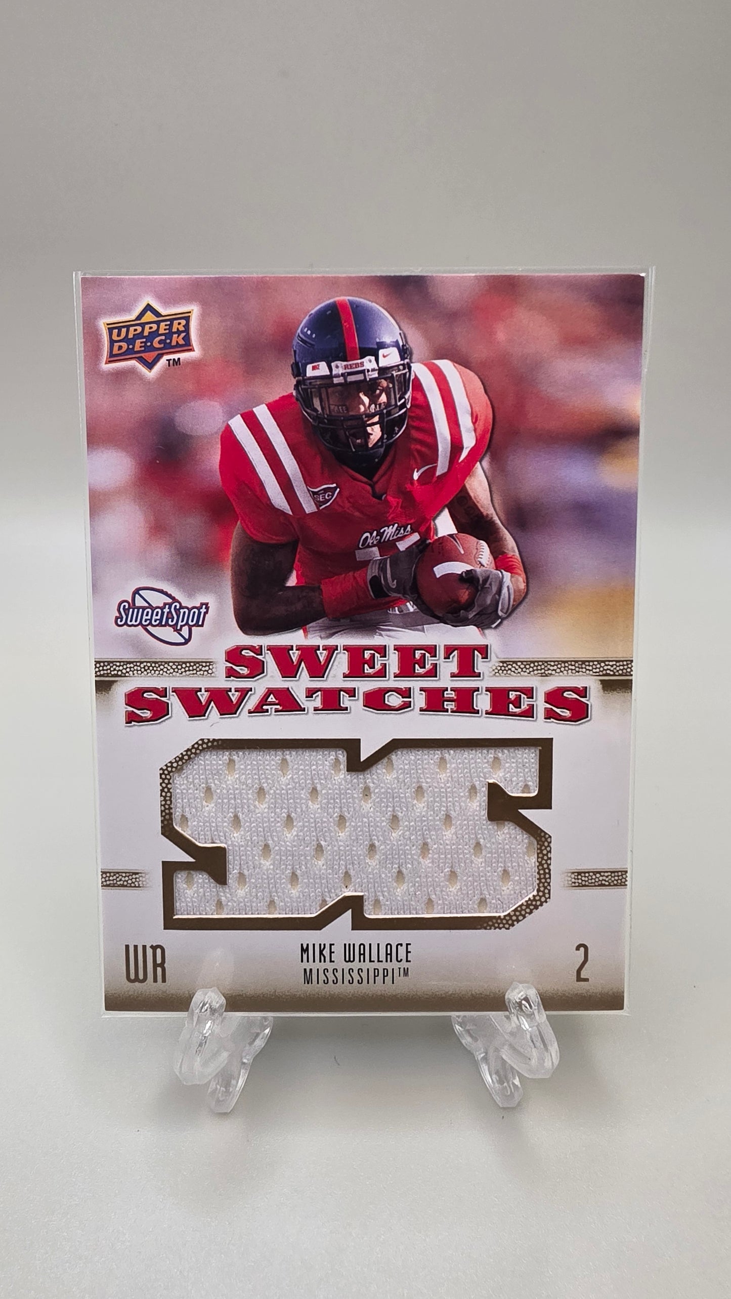 2010 Upper Deck Mike Wallace Sweetspot Sweet Swatches #SSW-62