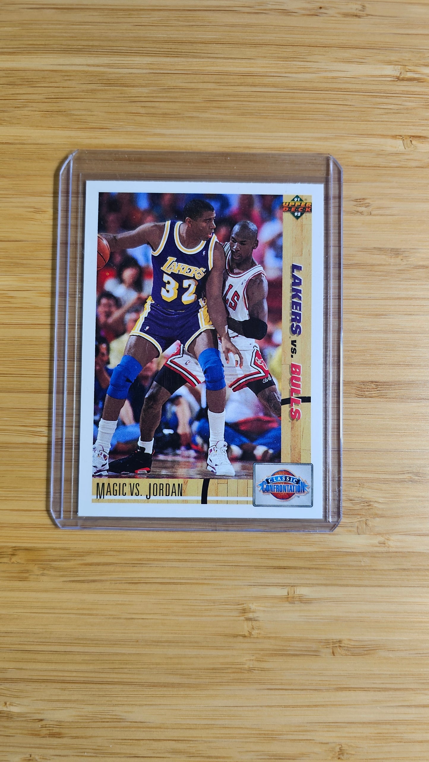 Magic vs Jordan UD 1991-92 Classic Confrontation Card #34