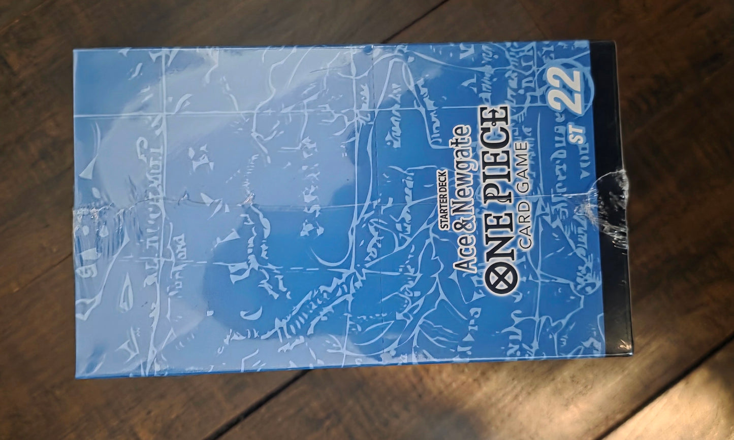 One Piece TCG Ace & Newgate Starter Deck ST22 Sealed Set (6 Decks)