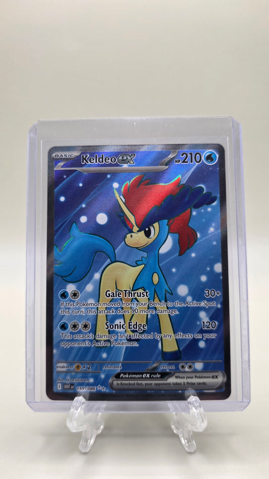Keldeo EX 159/086 Alt Art (SV White Flare Set) English