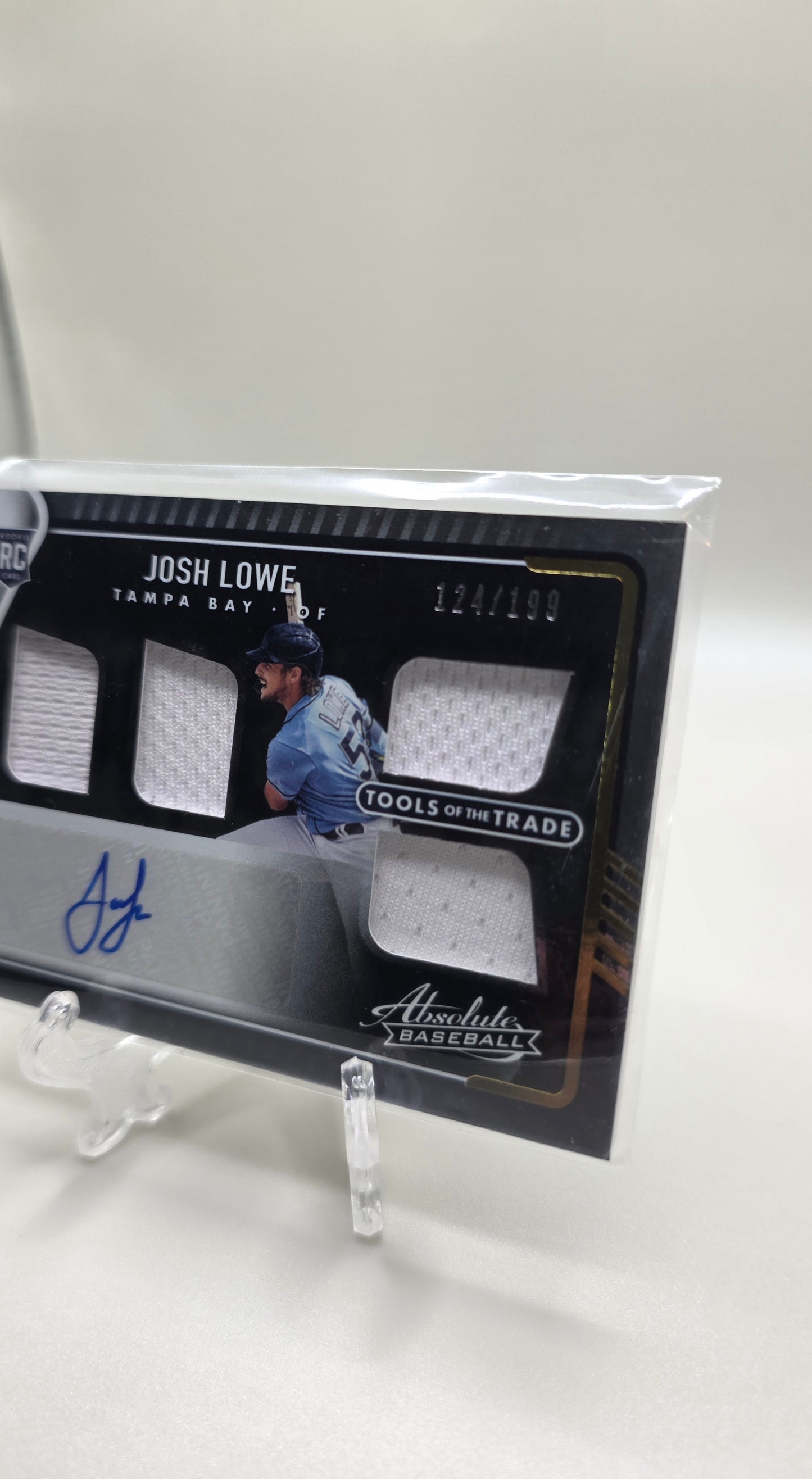 2022 Absolute Baseball Jose Lowe Tools of the Trade RPA #/199 Card #TT4S-JL