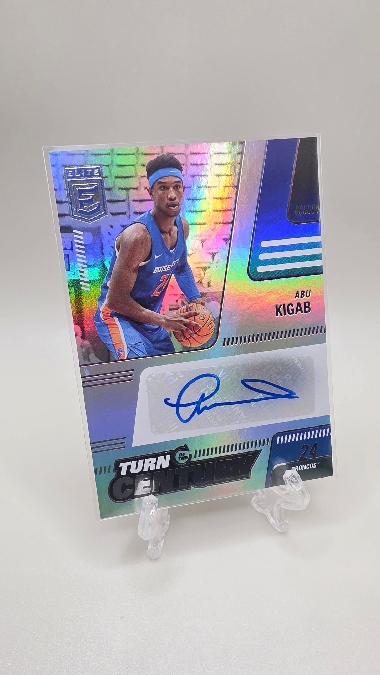 2022 Panini Chronicles Elite Turn of the Century Abu Kigab Auto Card #TTC-AKI