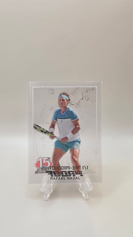 Leaf 15th Anniversary Rafael Nadal 1/1 Pre-Production Proof Clear