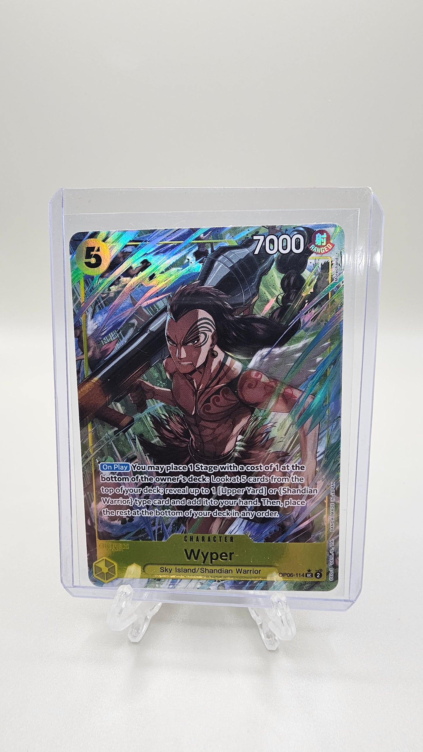Wyper OP06-114 Alt Art One Piece TCG (Wings of the Captain Set) English