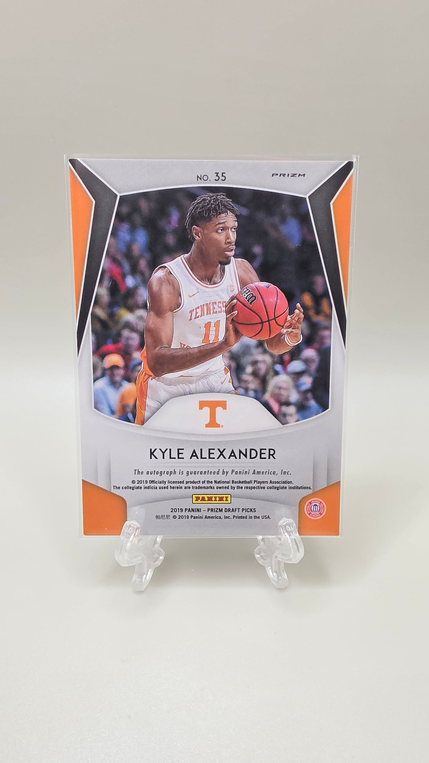 2019 Panini Prizm Draft Picks Kyle Alexander Auto Card #35