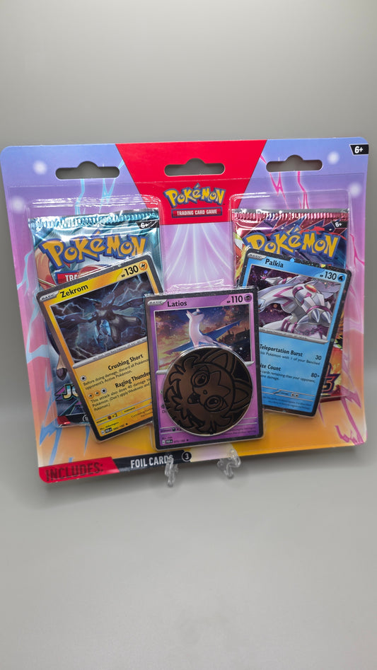 Pokémon TCG Zekrom Latios & Palkia Blister Promo Pack