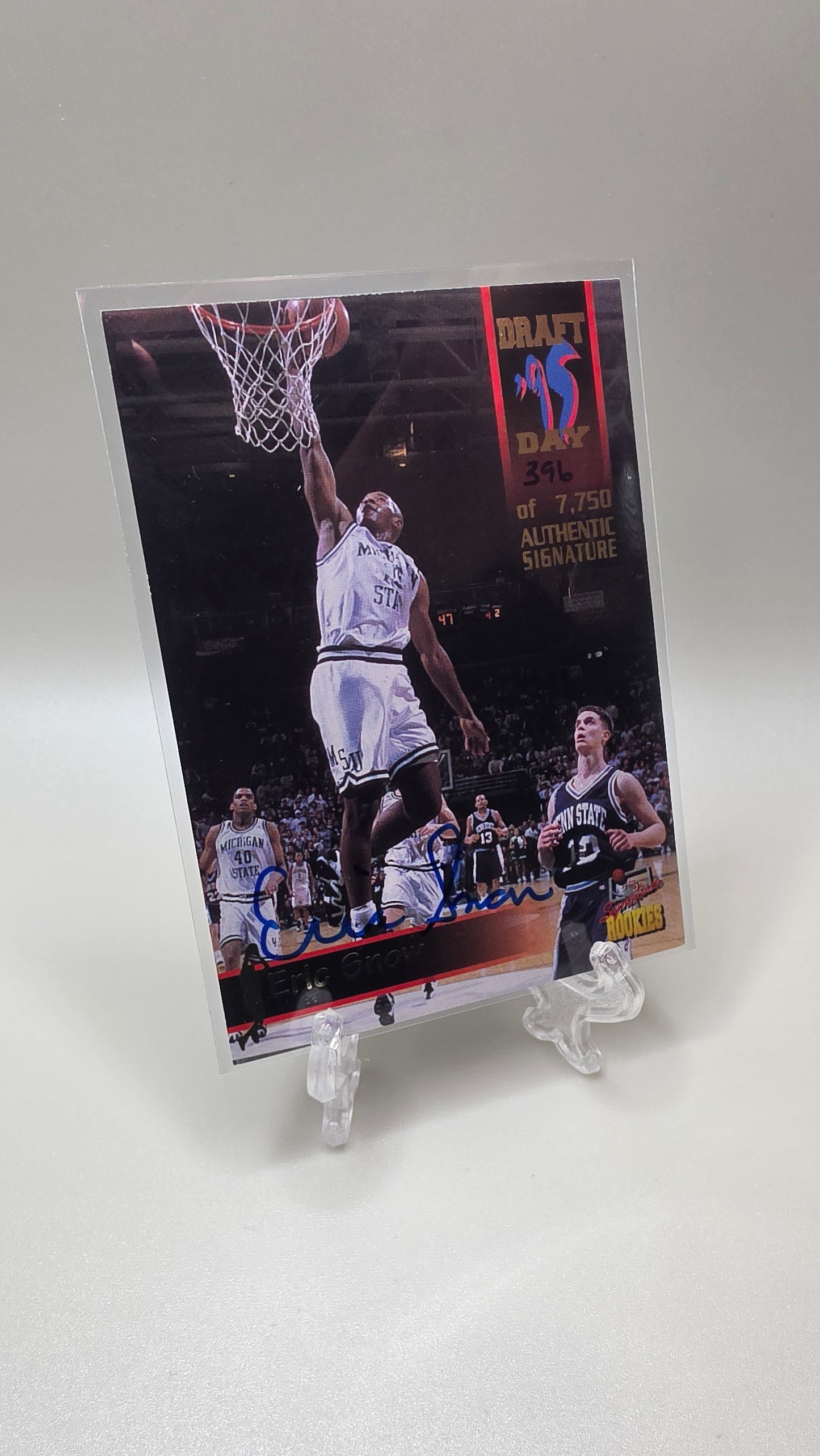 1995 Signature Rookies Eric Snow Auto #/7750 Card #20