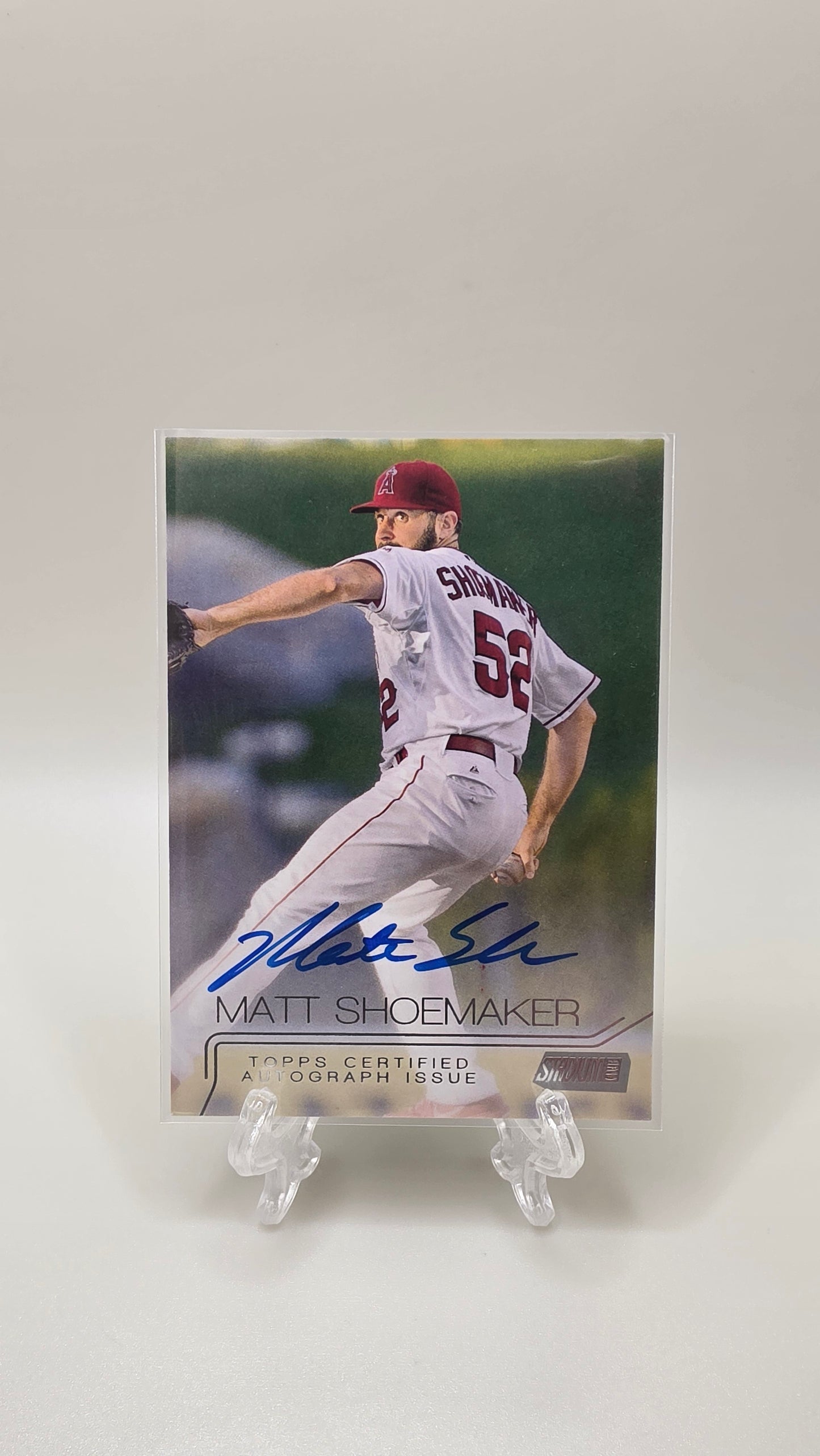2015 Topps Stadium Club Matt Shoemaker Auto Card # SCA-MS