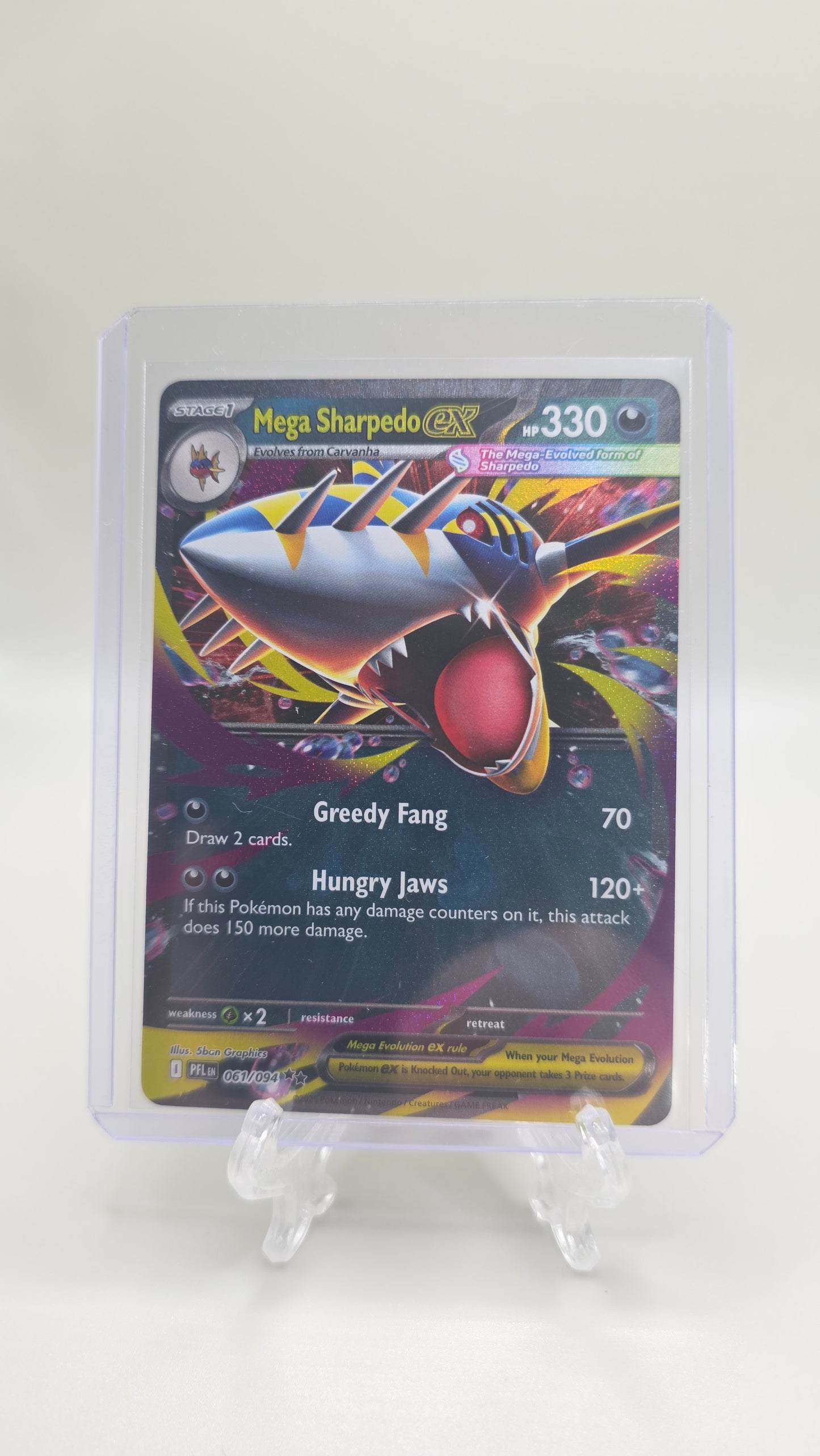 Mega Sharpedo EX 061/094 (Phantasmal Flames S&V Set) English