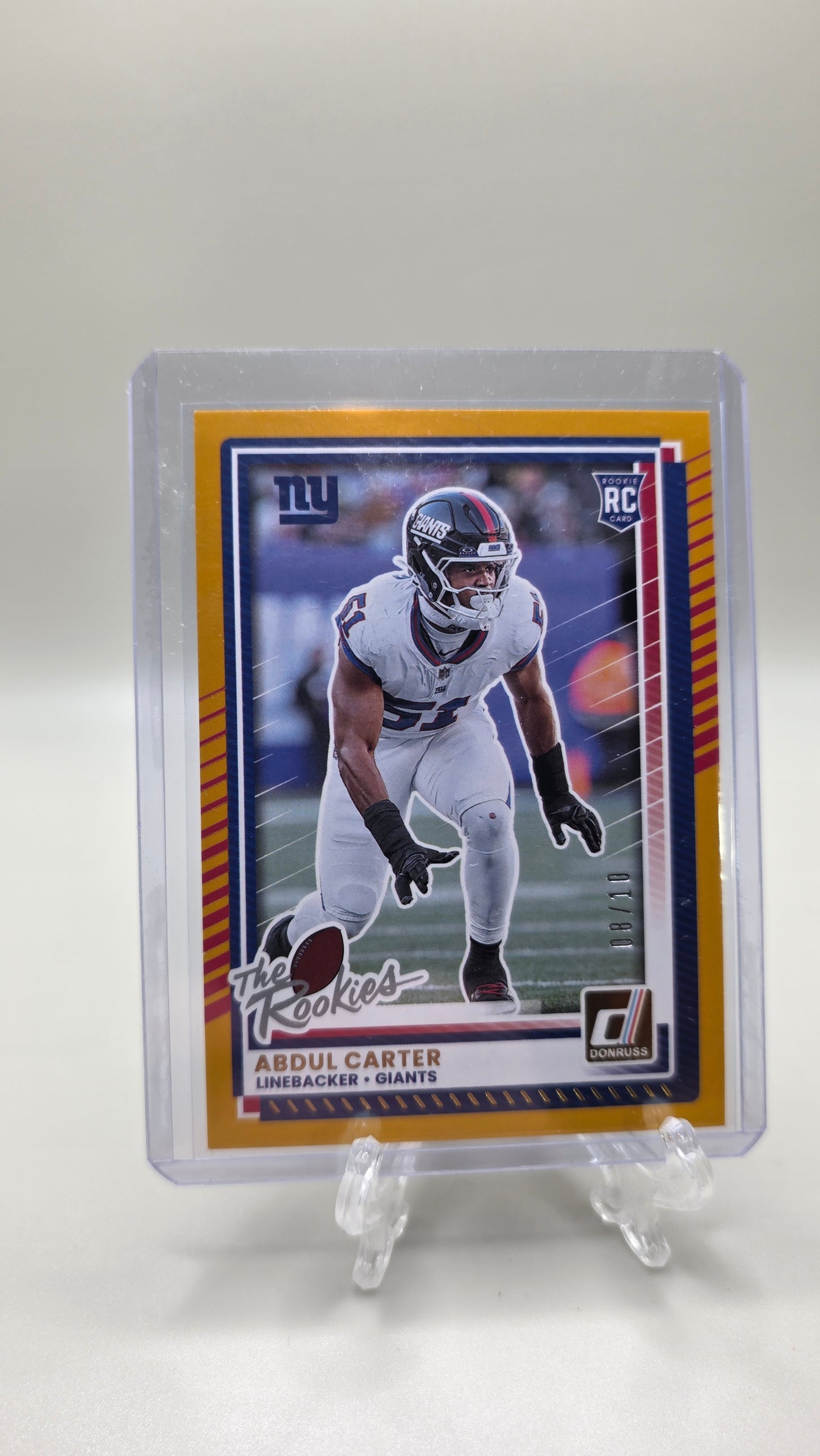 2025 Donruss Abdul Carter The Rookies Card No.DRH-11 Gold #/10
