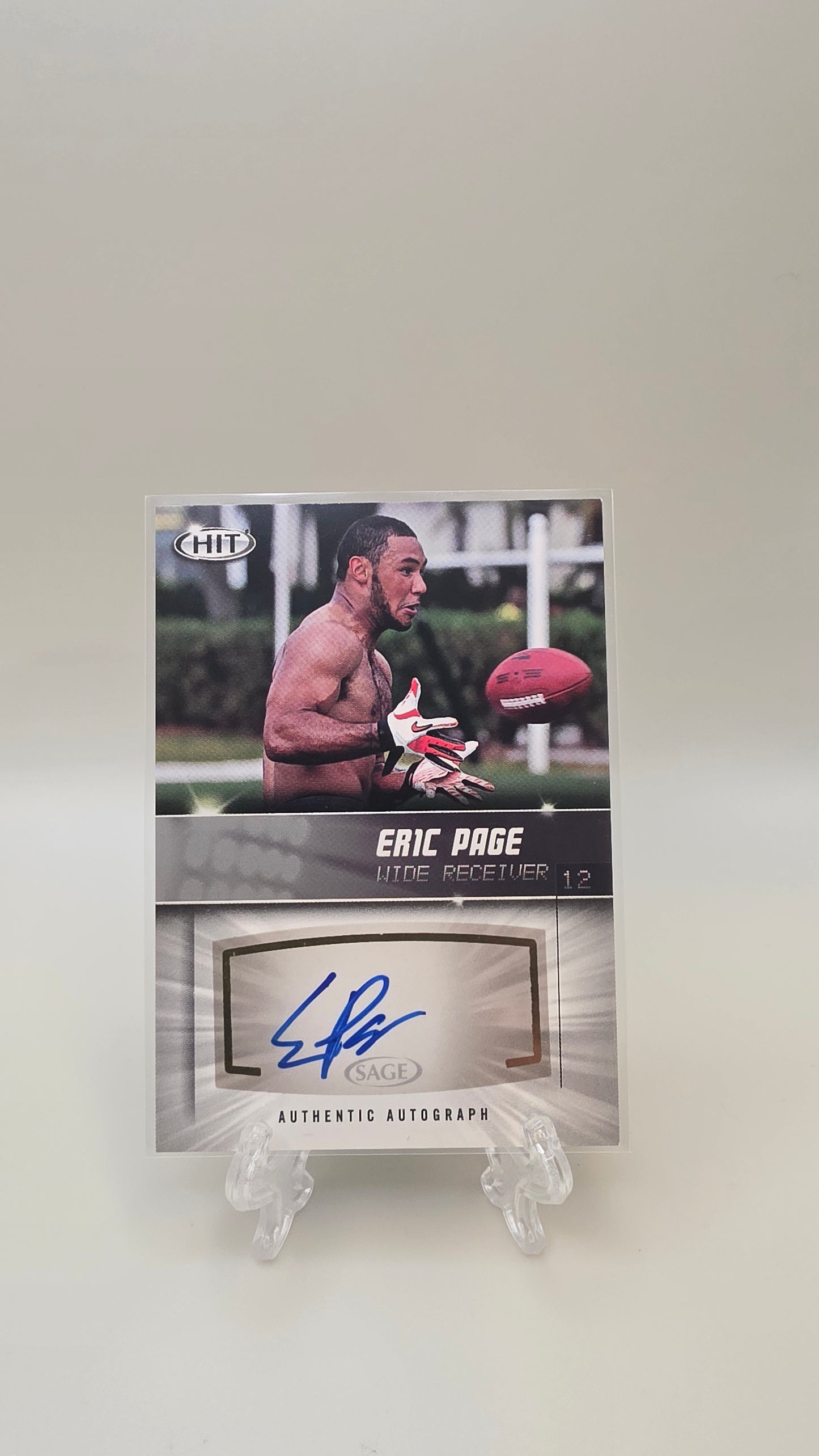 2012 HIT Sage Eric Page Auto #A112