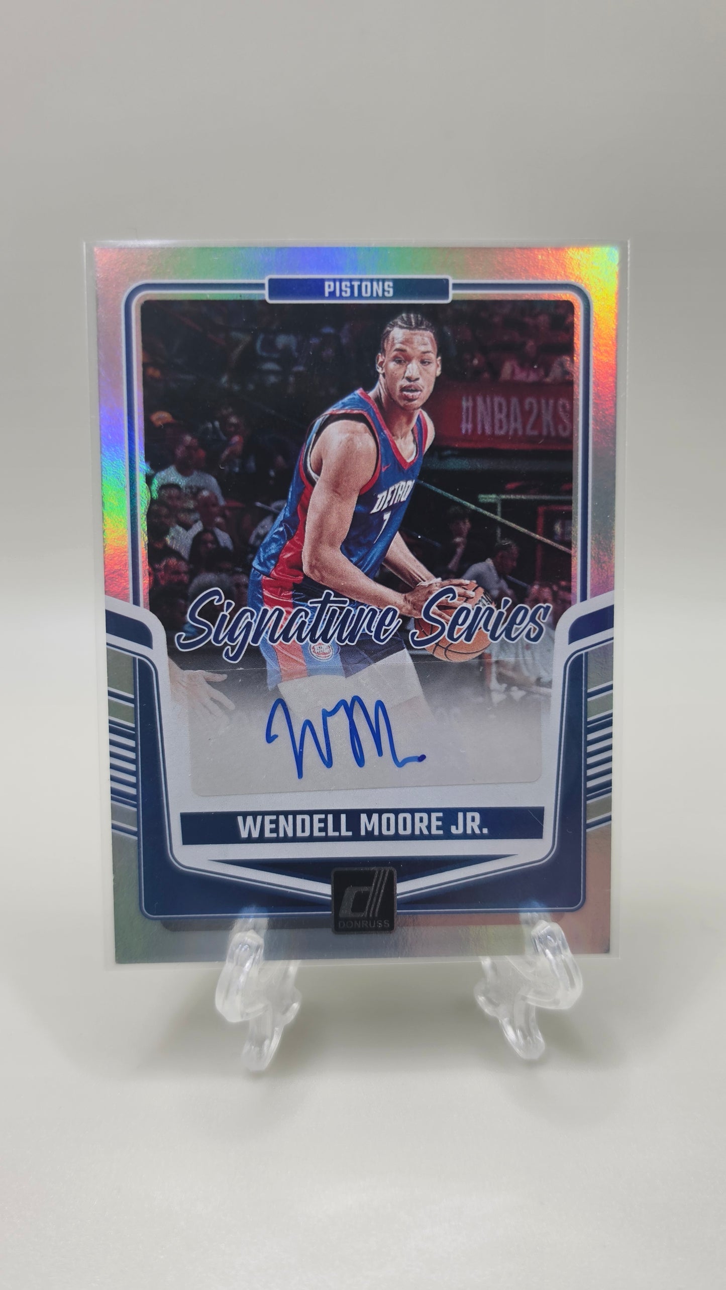 2024-25 Donruss Signature Series Wendell Moore Jr. Auto Card # SS-WMJ